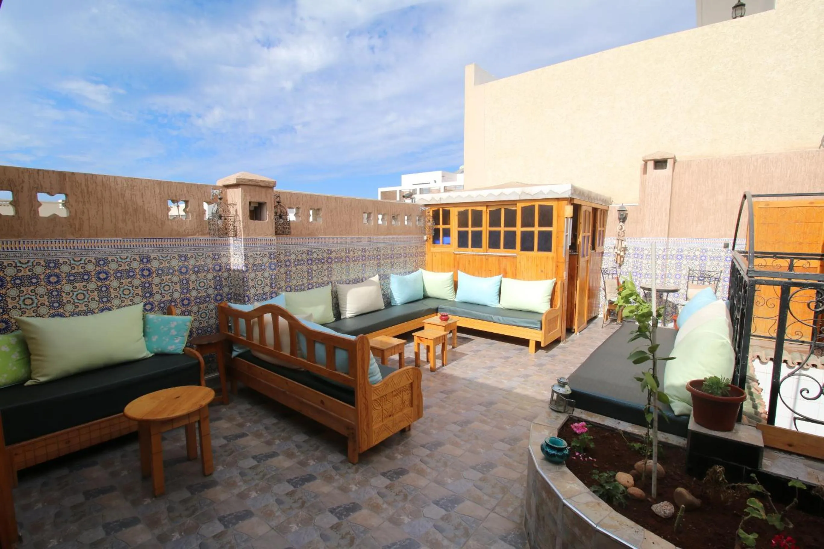 Balcony/Terrace in Riad Les Chtis D'Agadir