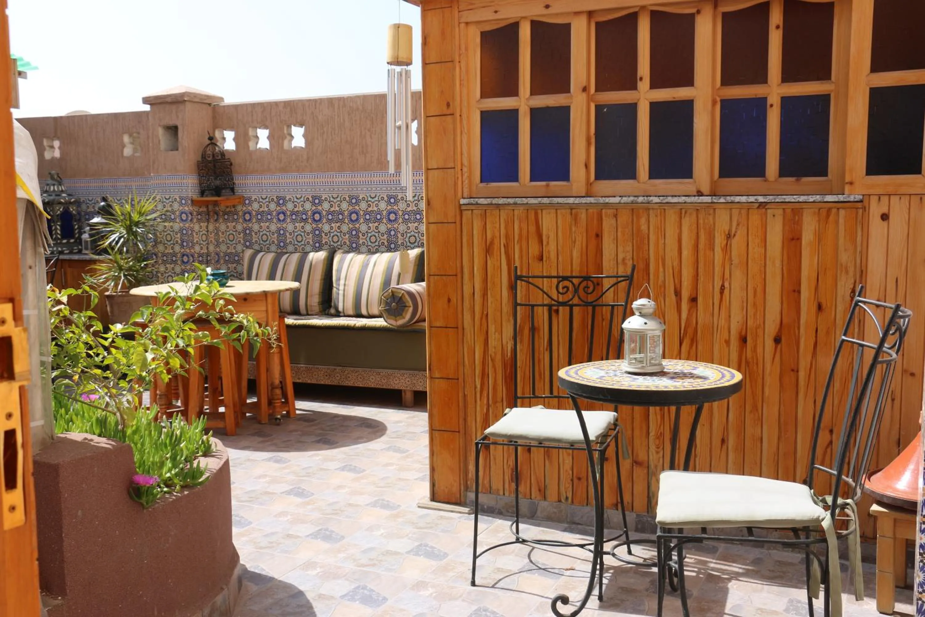 Balcony/Terrace in Riad Les Chtis D'Agadir