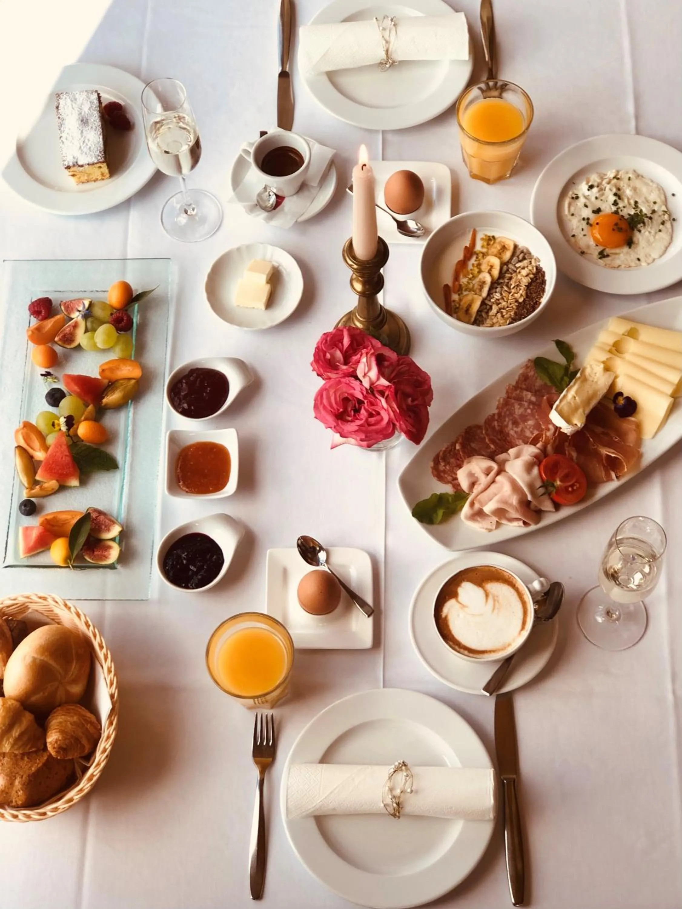 Food and drinks in Hotel Alpenland