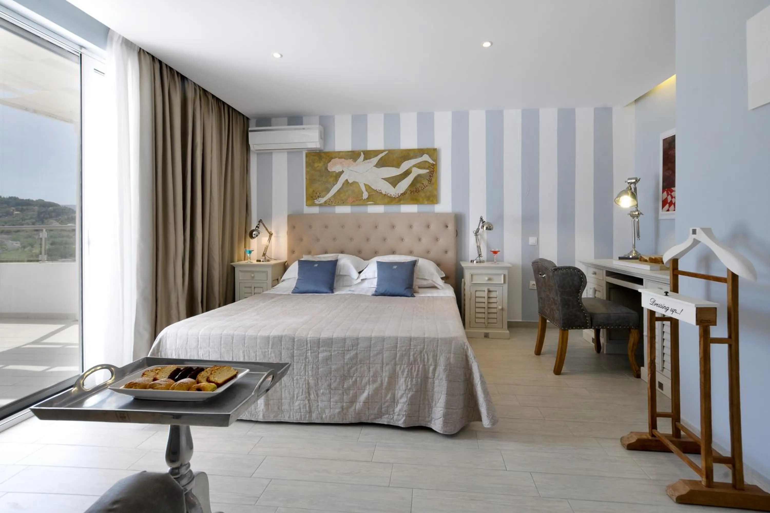 Bed in Sidari Beach Hotel