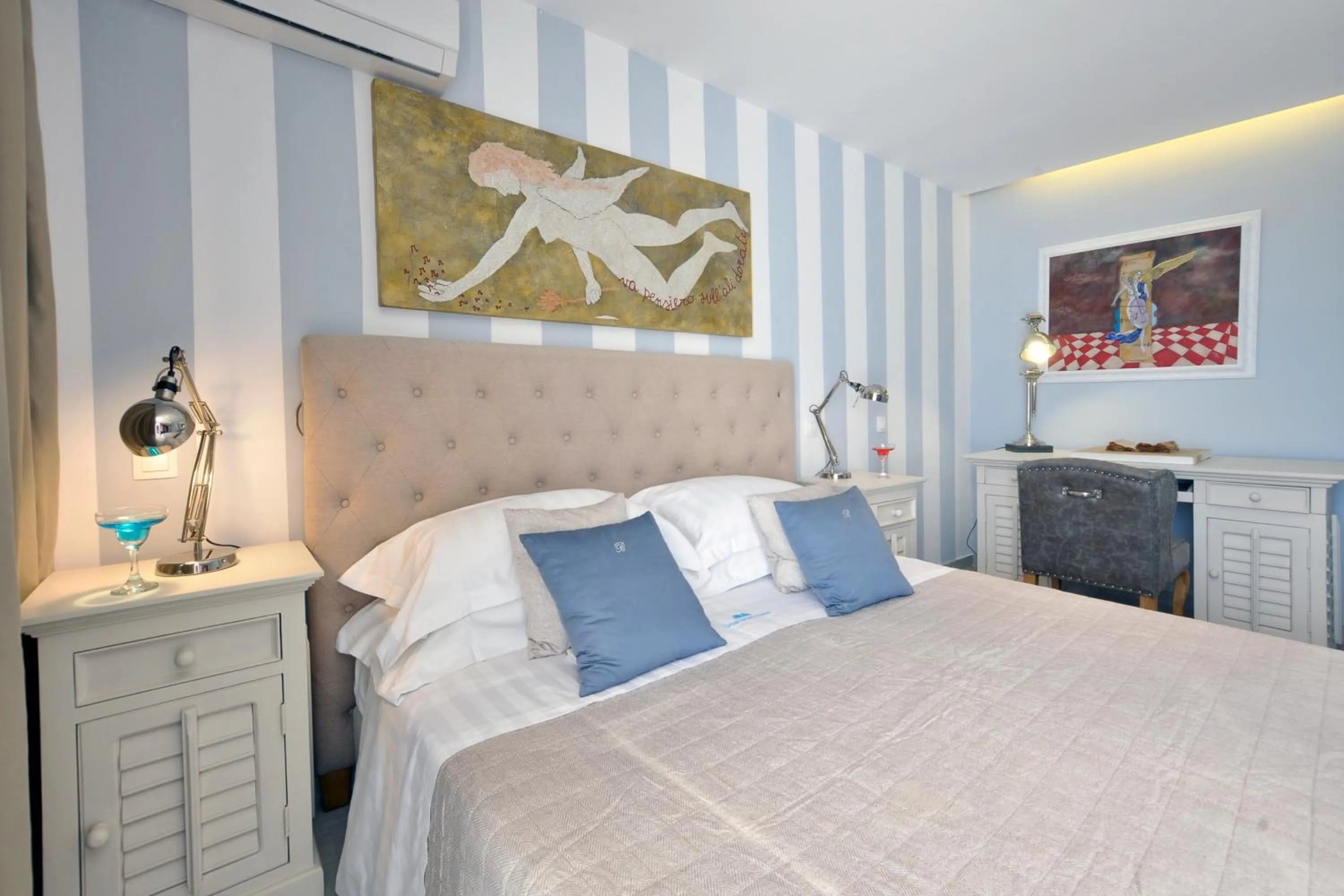 Bed in Sidari Beach Hotel