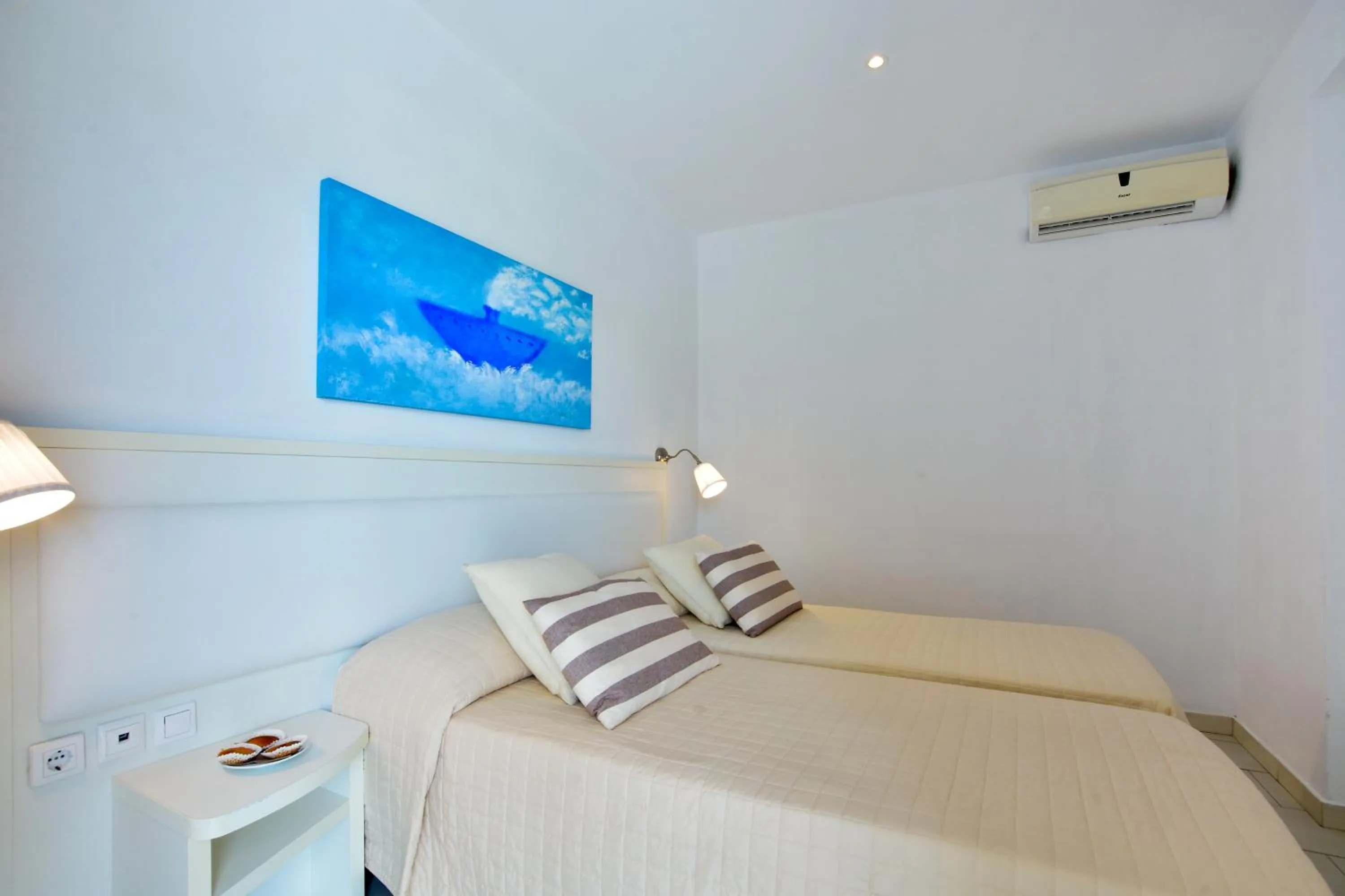 Bed in Sidari Beach Hotel