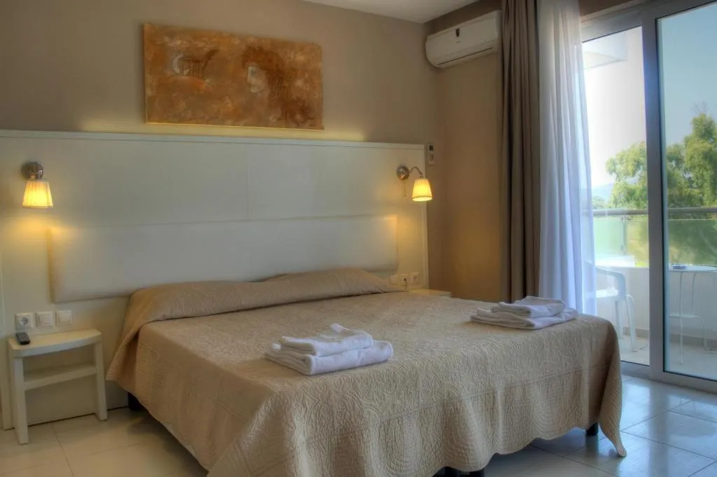 Bed in Sidari Beach Hotel