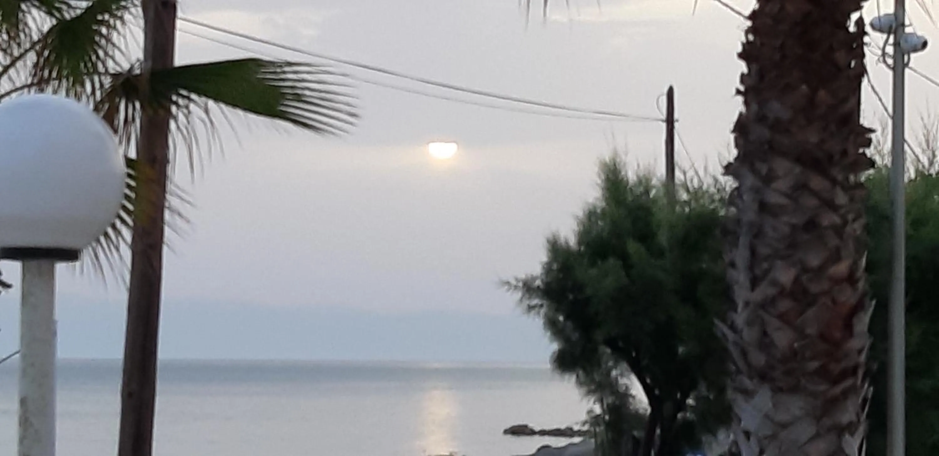 Sunrise in Sidari Beach Hotel