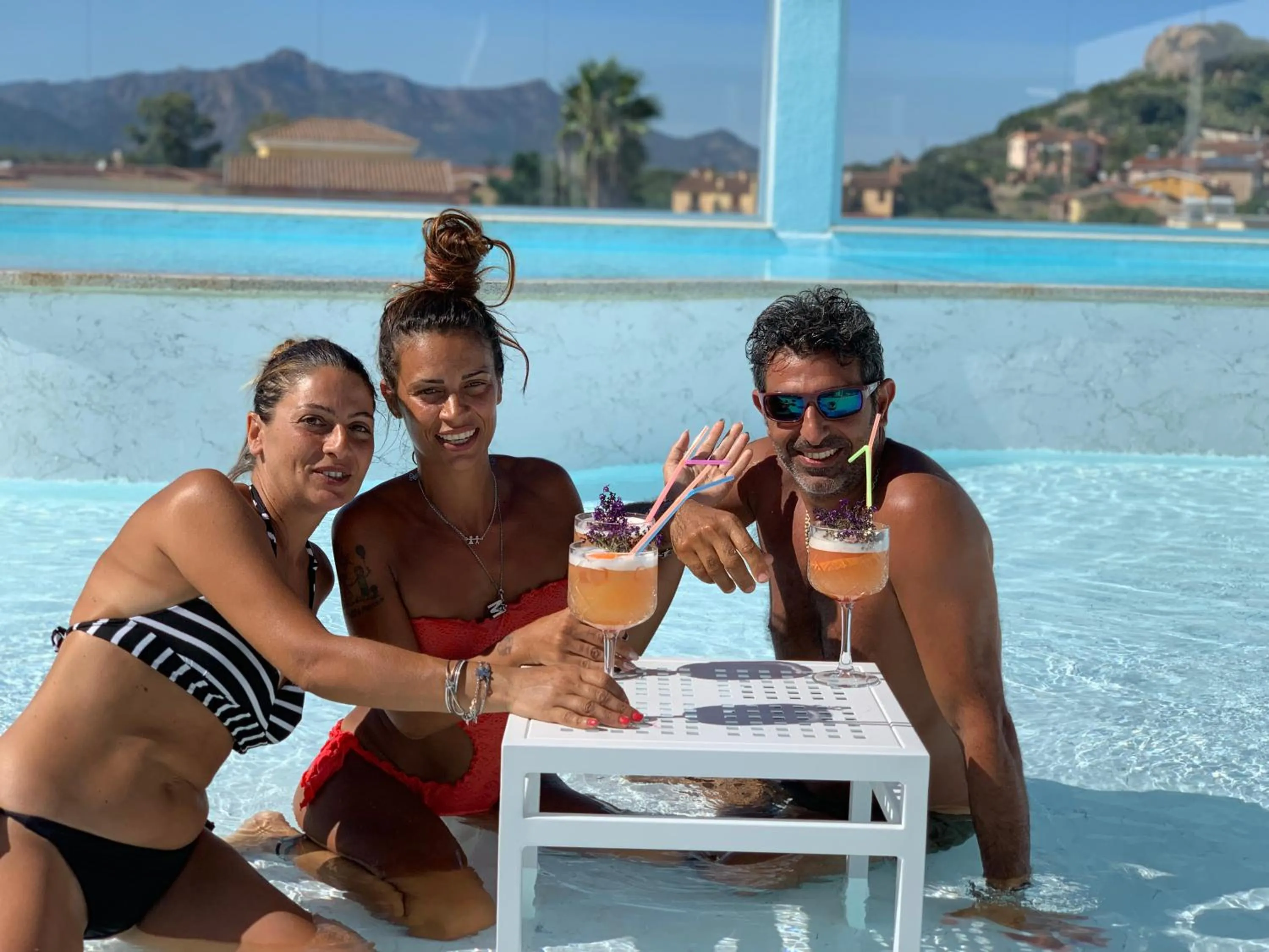 Patio in Hotel Stele di Nora