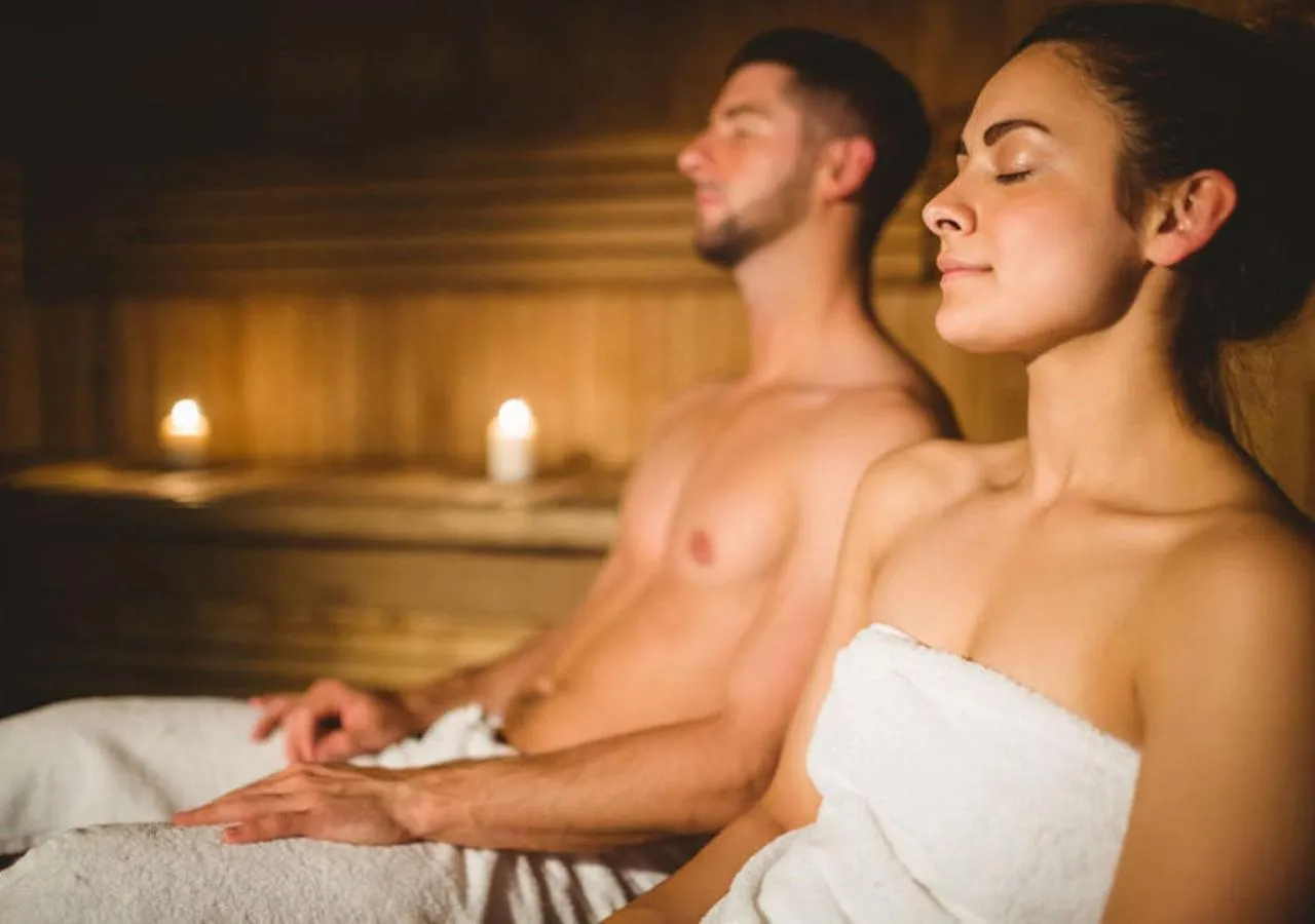 Sauna in Hotel Stele di Nora