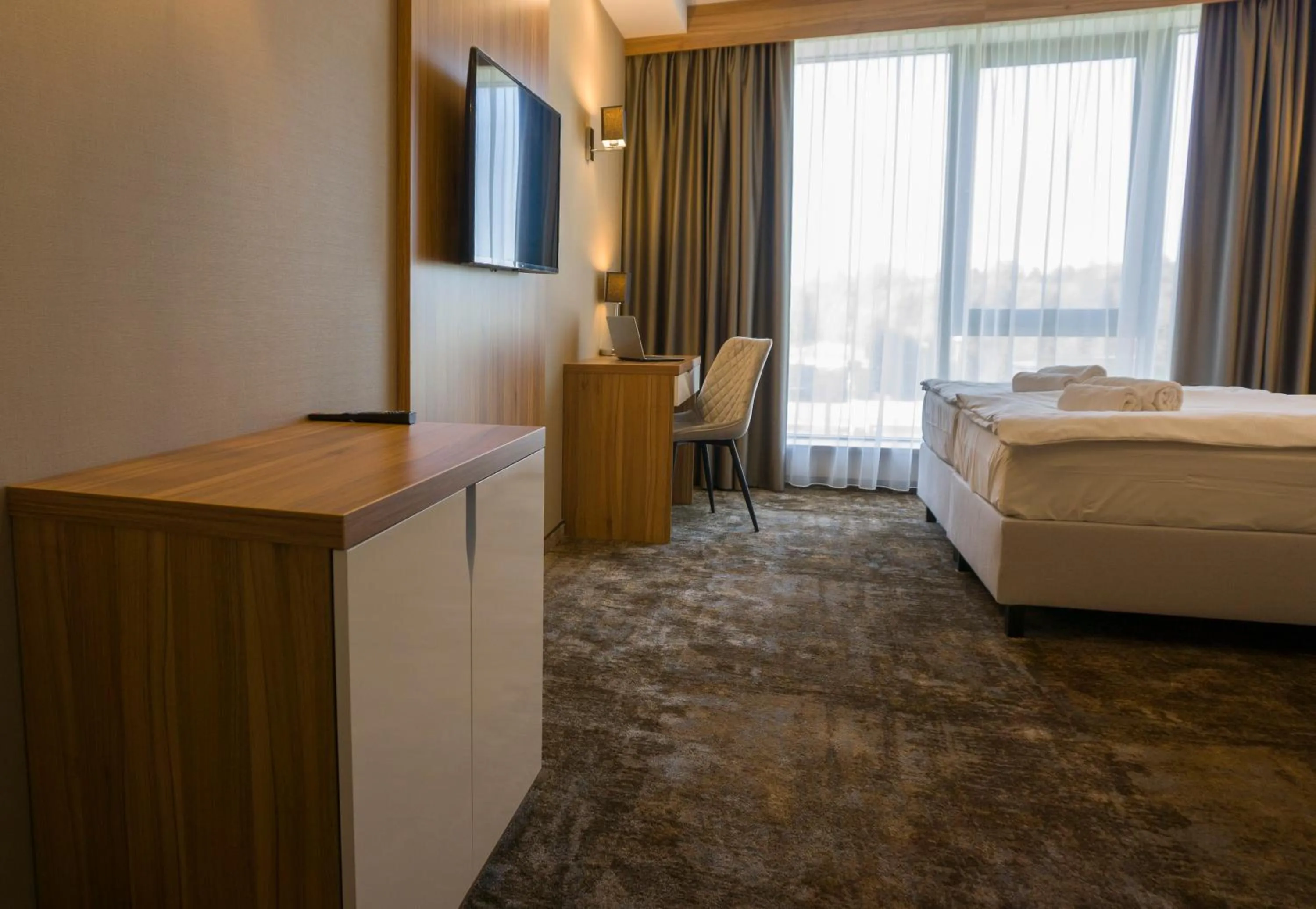 Bed in Baltic Plaza Hotel Medi Spa