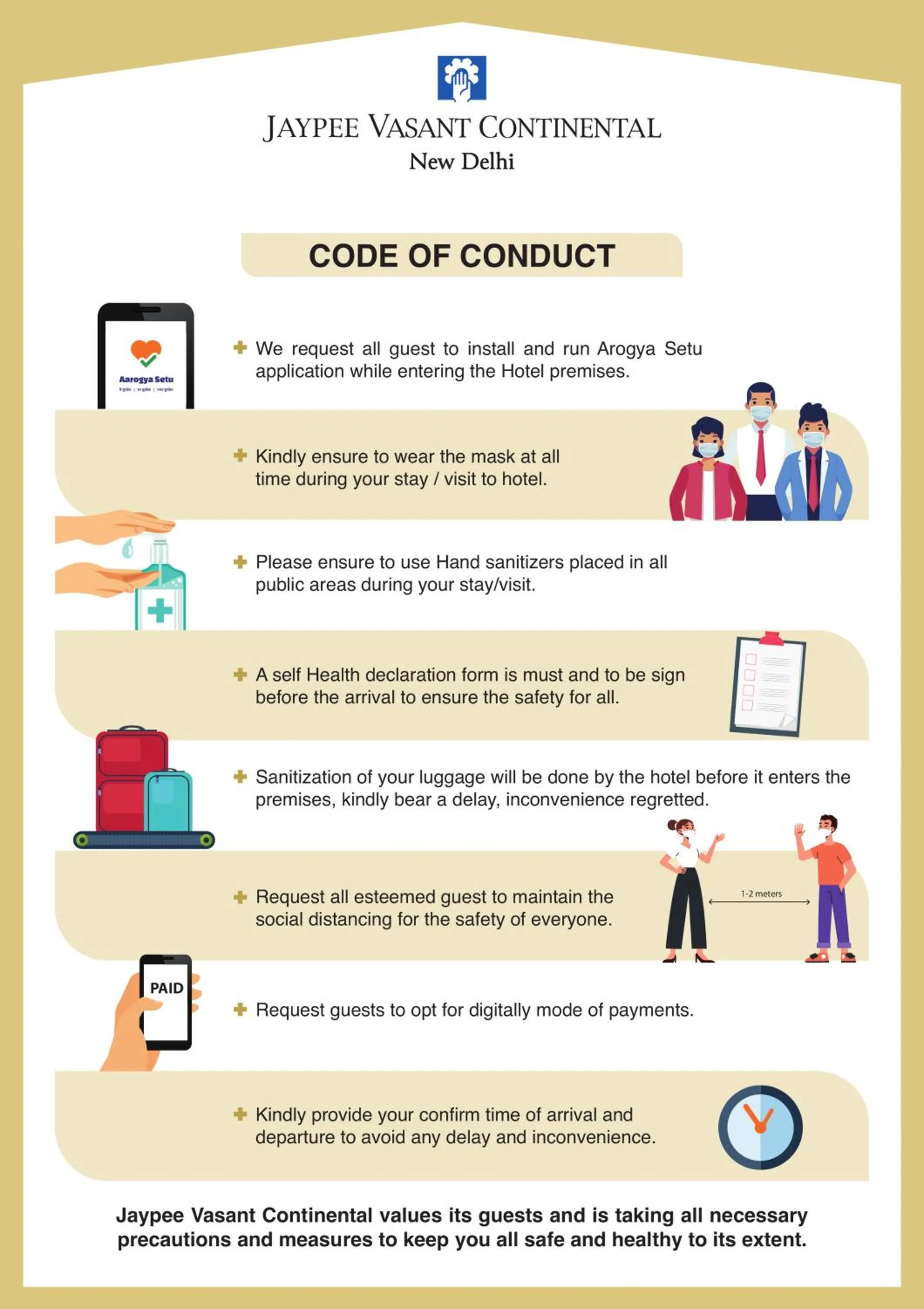 Logo/Certificate/Sign in Jaypee Vasant Continental