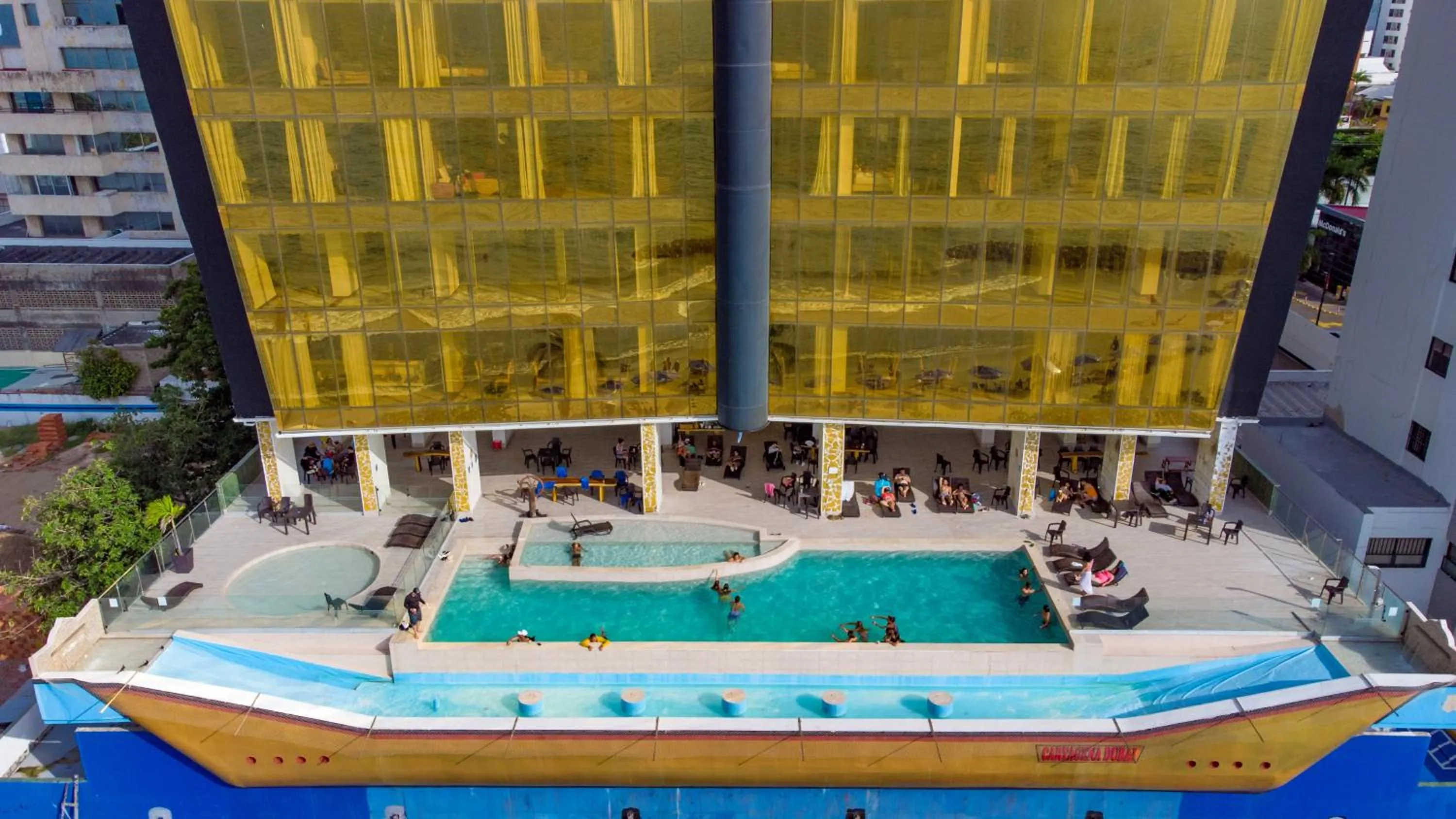 Pool view in Hotel Cartagena Dubai