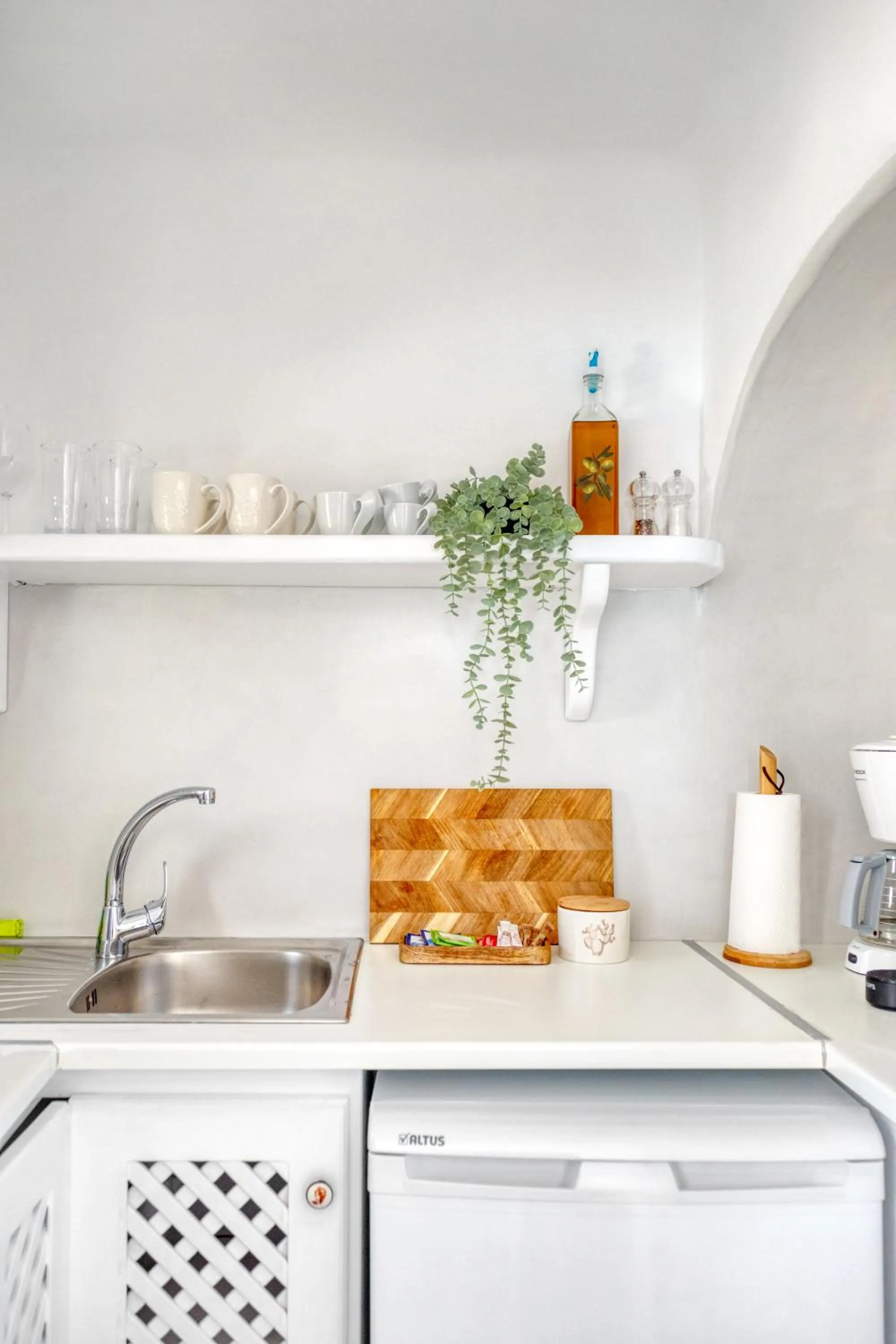 Kitchen or kitchenette in Aris Caves