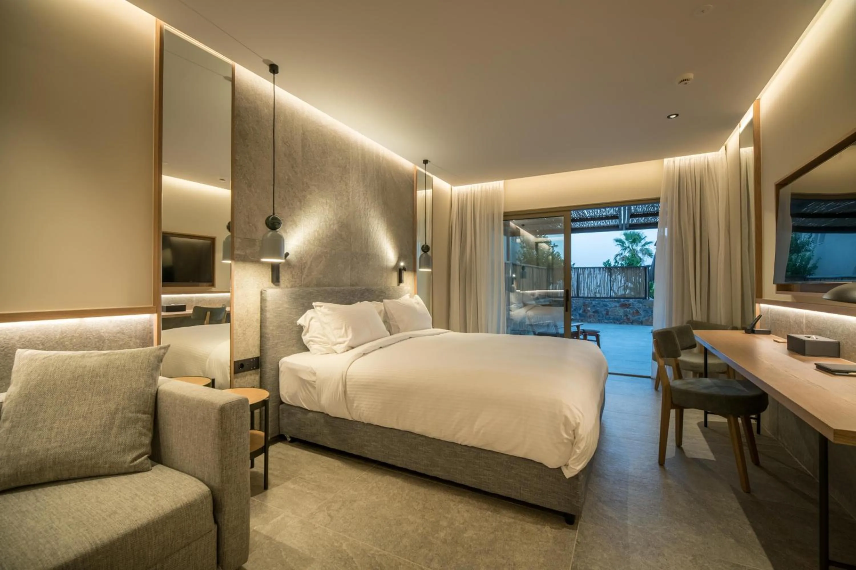 Photo of the whole room, Bed in KING MINOS RETREAT Resort & Spa