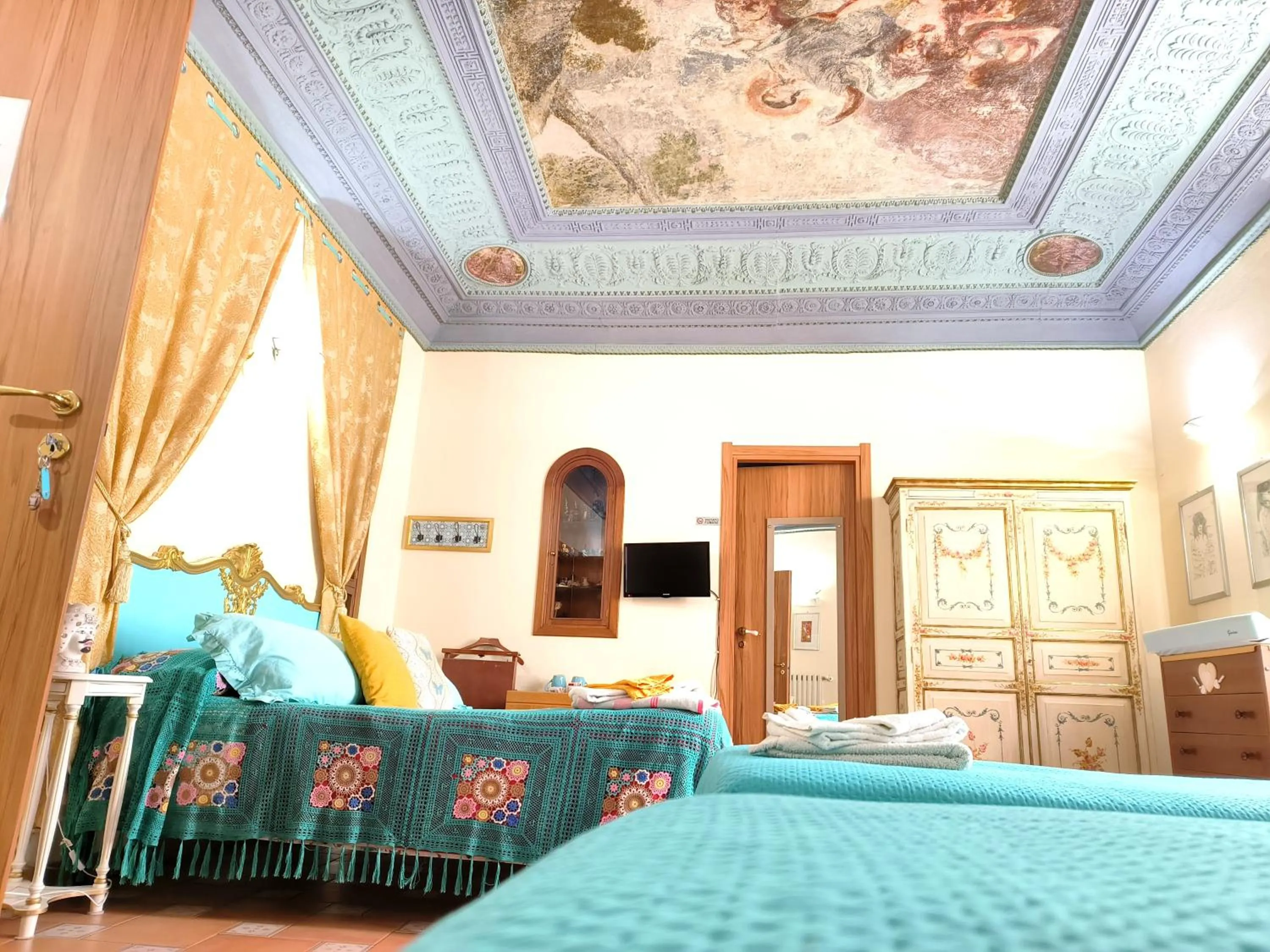 Bed in Vittorio Emanuele Rooms di Prinzi