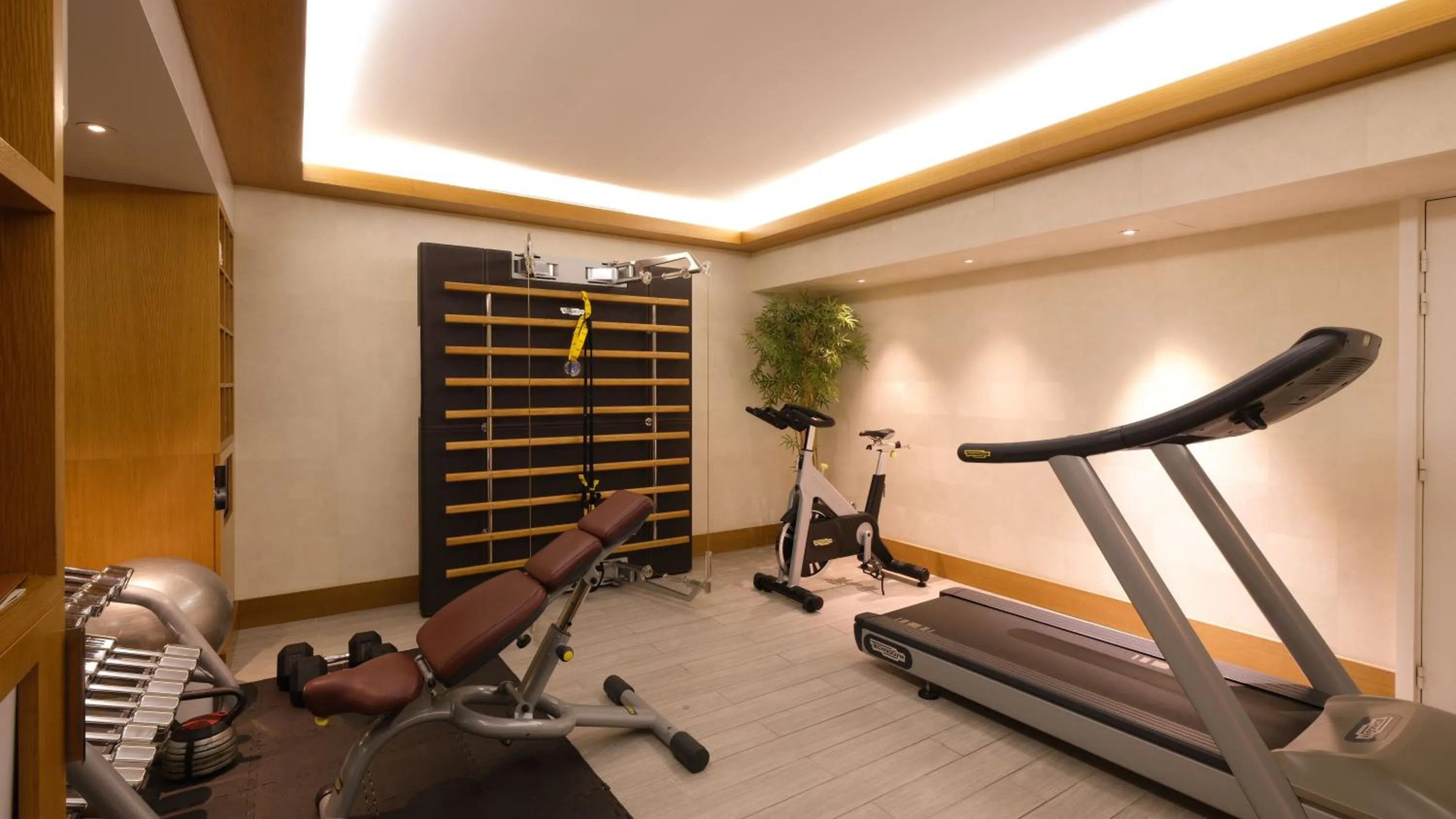 Fitness centre/facilities in Five Seas by Inwood Hotels