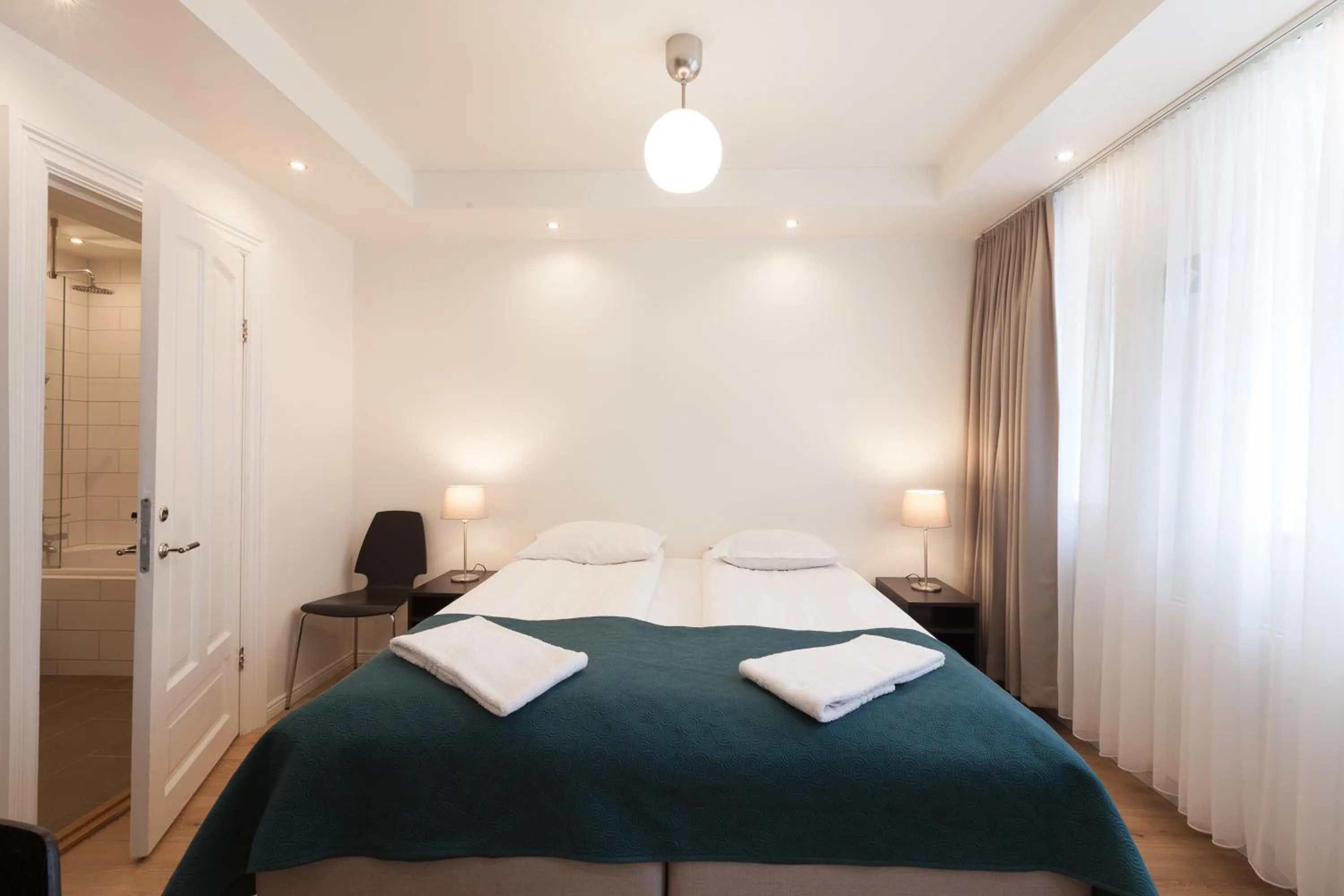 Bedroom, Bed in Guesthouse Galtafell