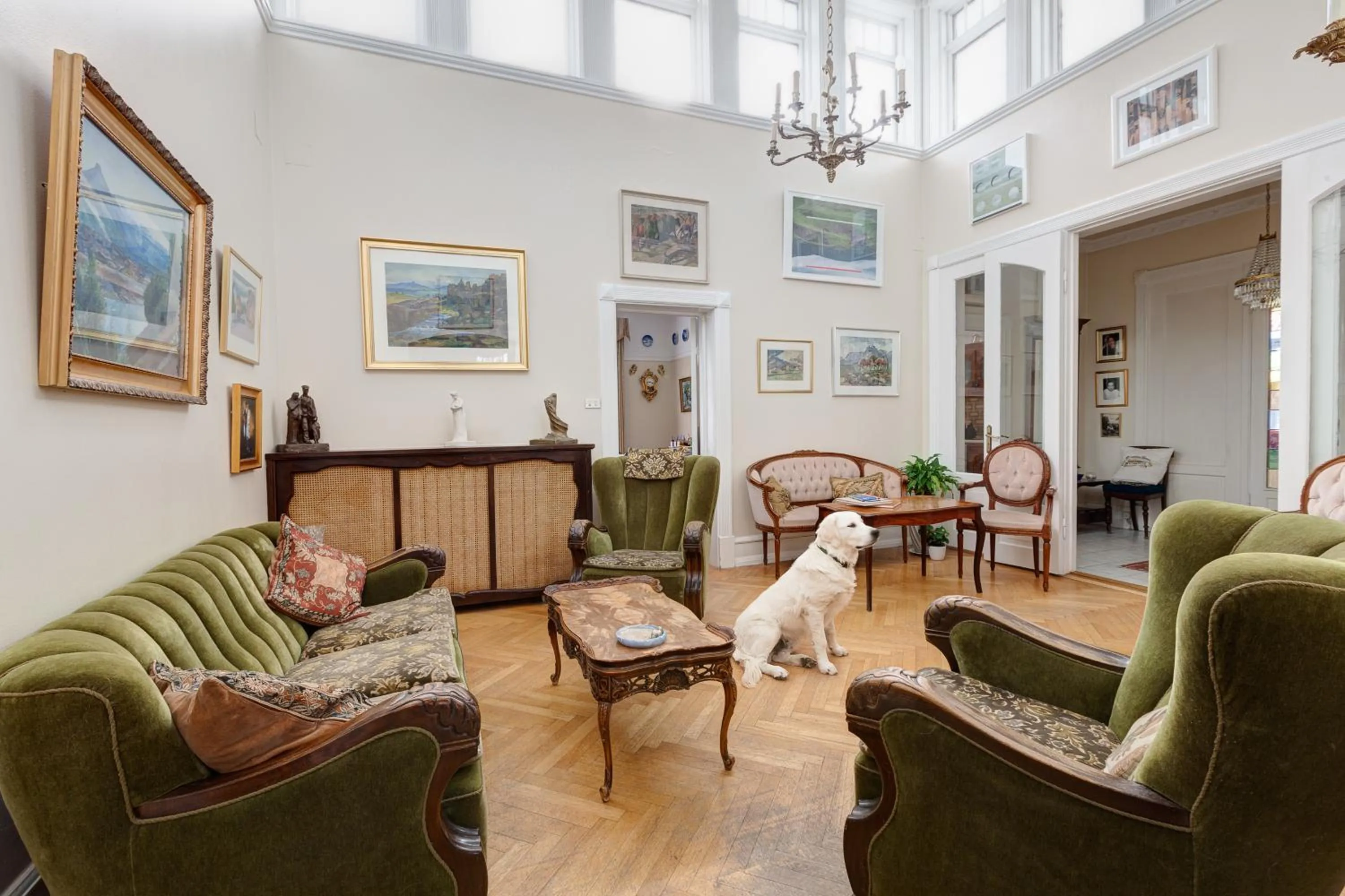 Lobby or reception in Guesthouse Galtafell