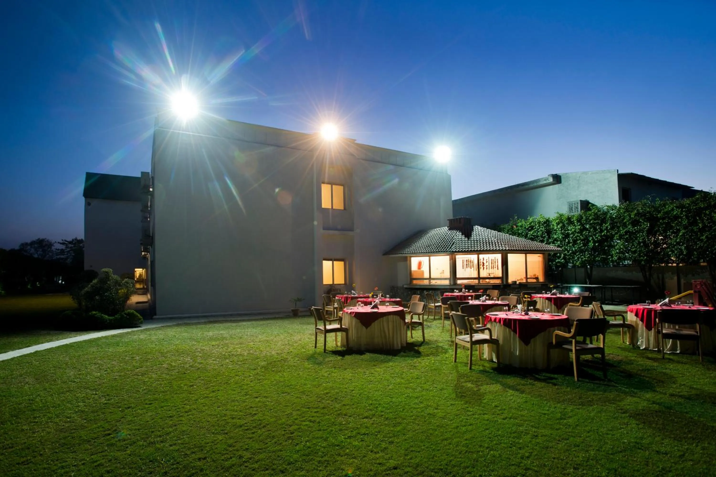 Garden view in The Manor Kashipur by Leisure Hotels