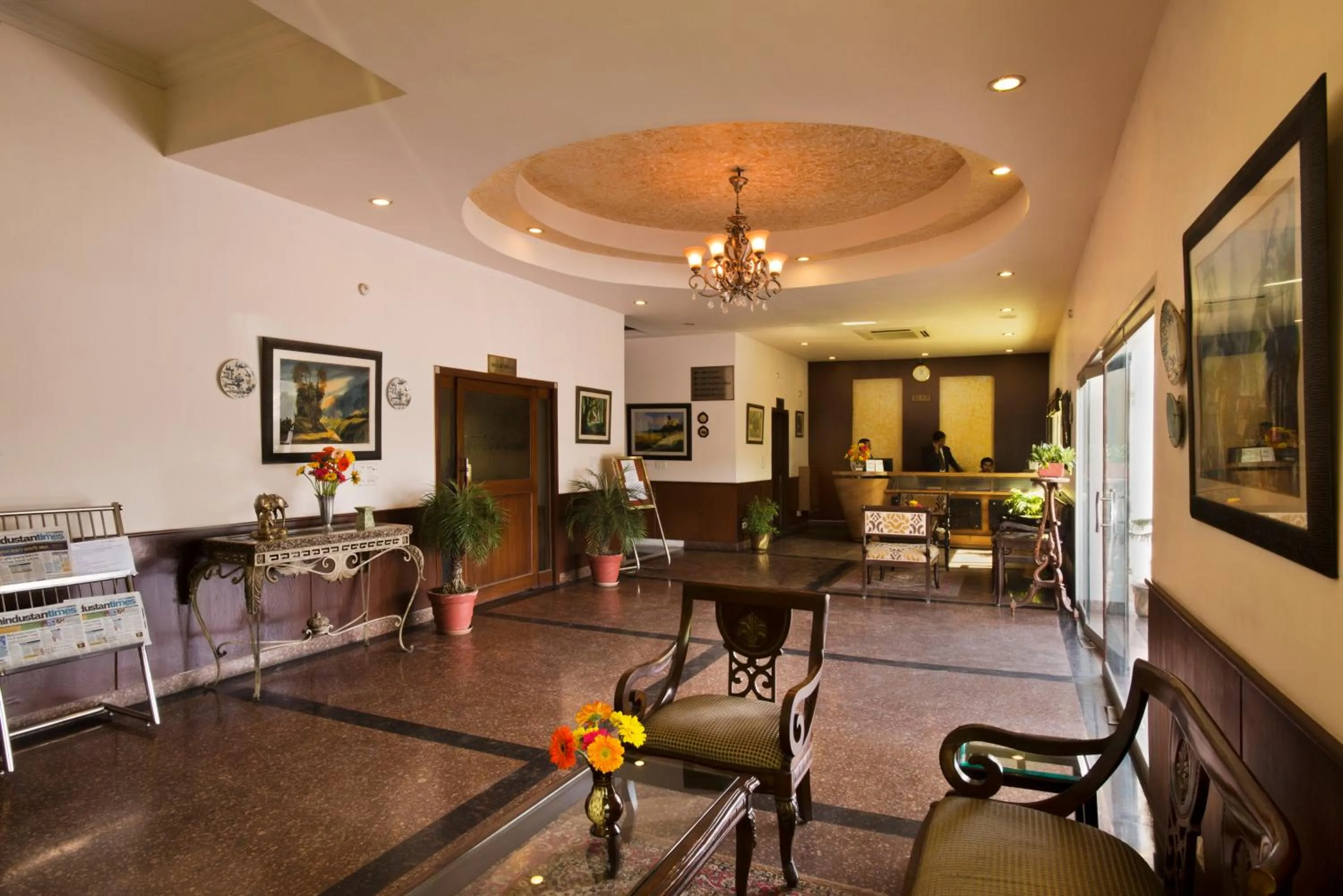 Lobby or reception in The Manor Kashipur by Leisure Hotels