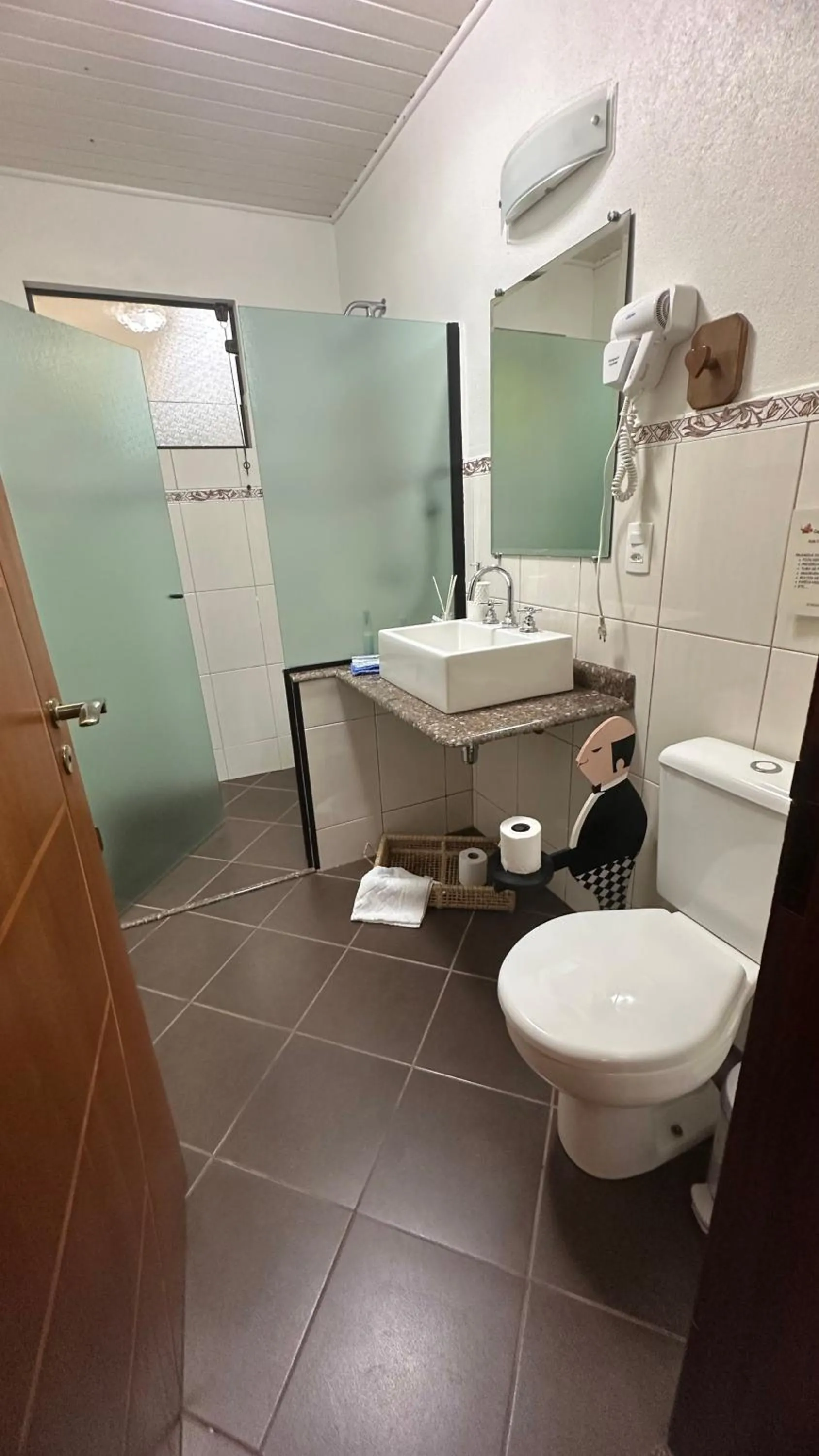 Bathroom in Capricho da Natureza Pousada