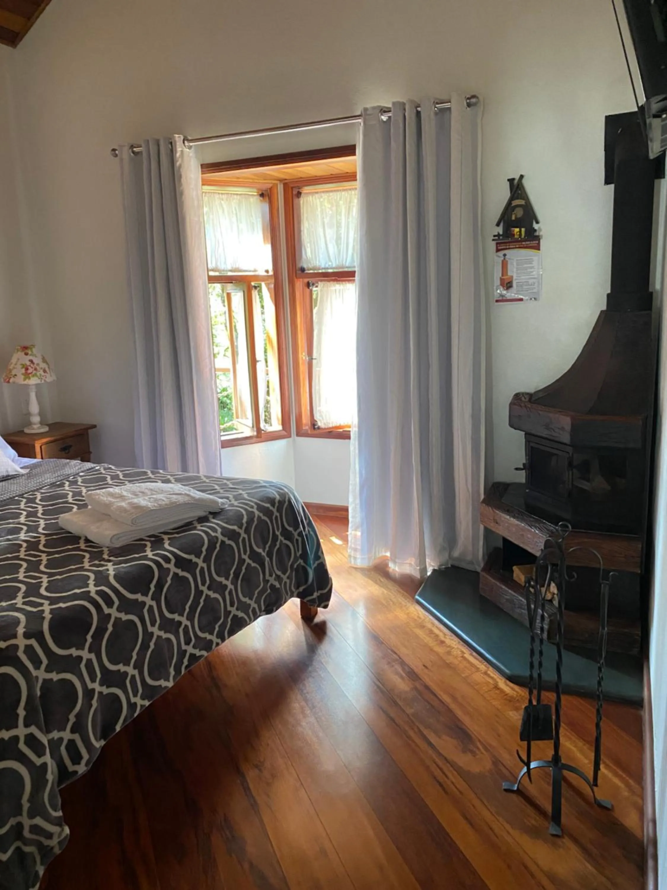 Bedroom, Bed in Capricho da Natureza Pousada