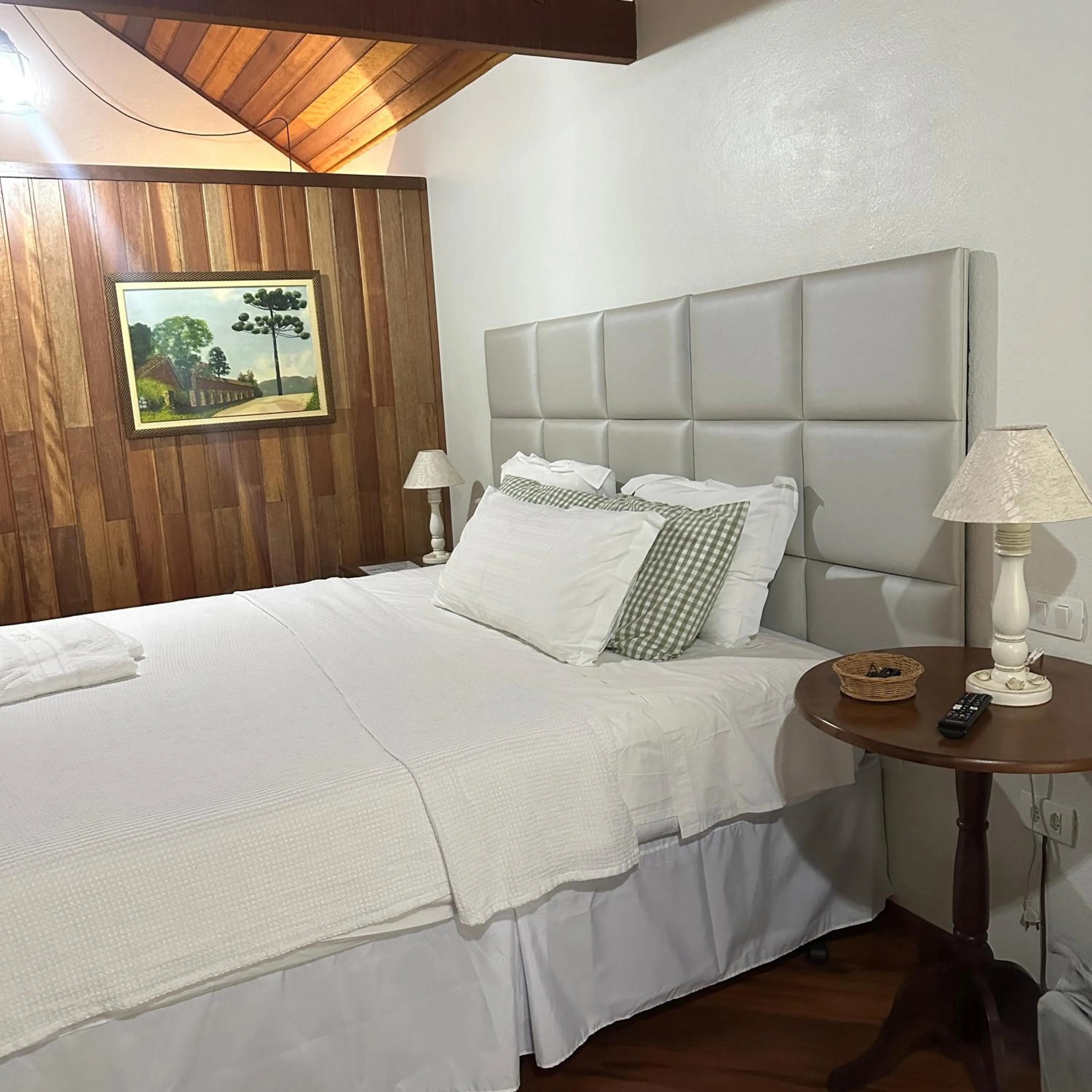 Bed in Capricho da Natureza Pousada