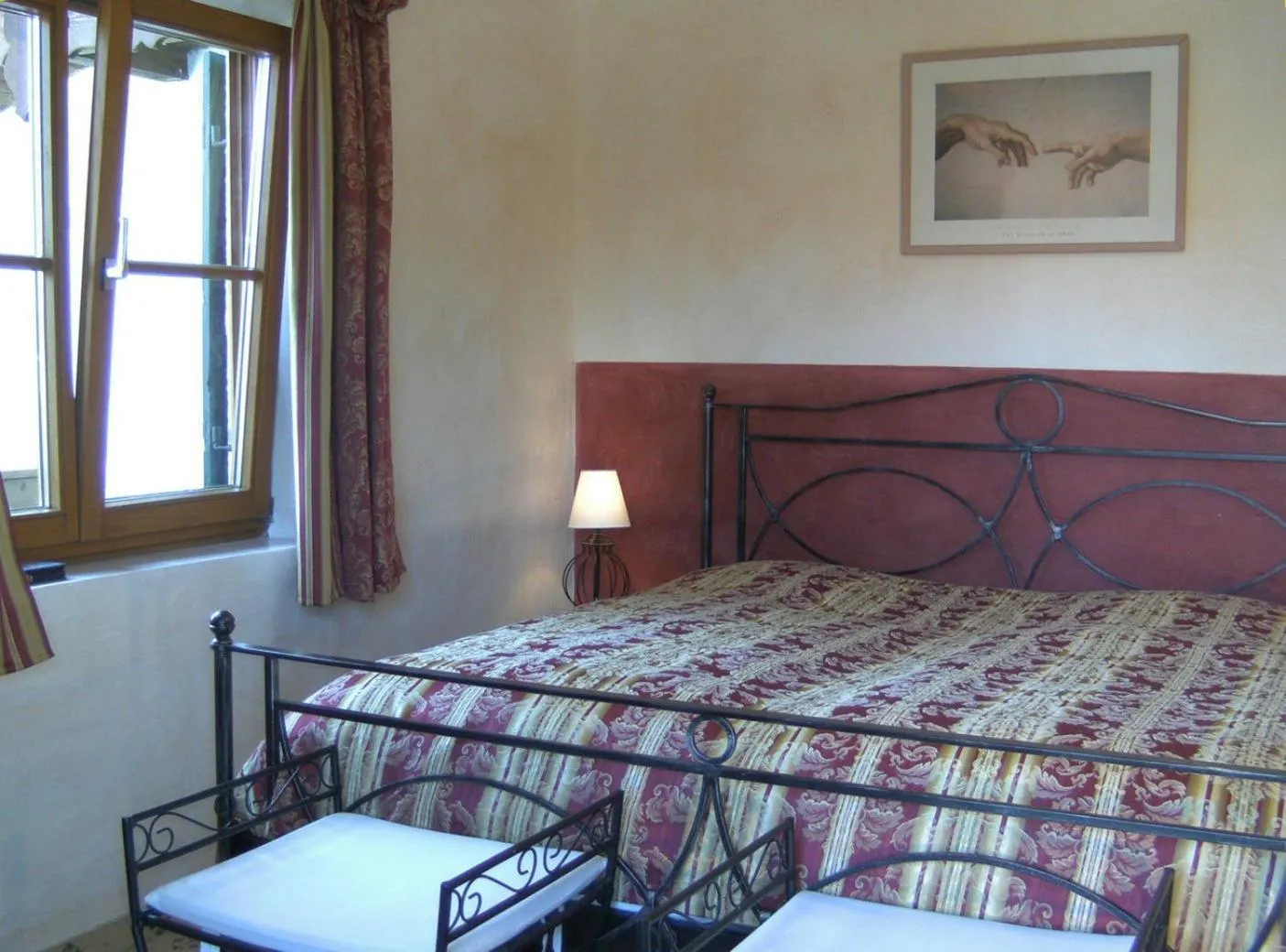 Bed in Gästehaus Baier am Bad