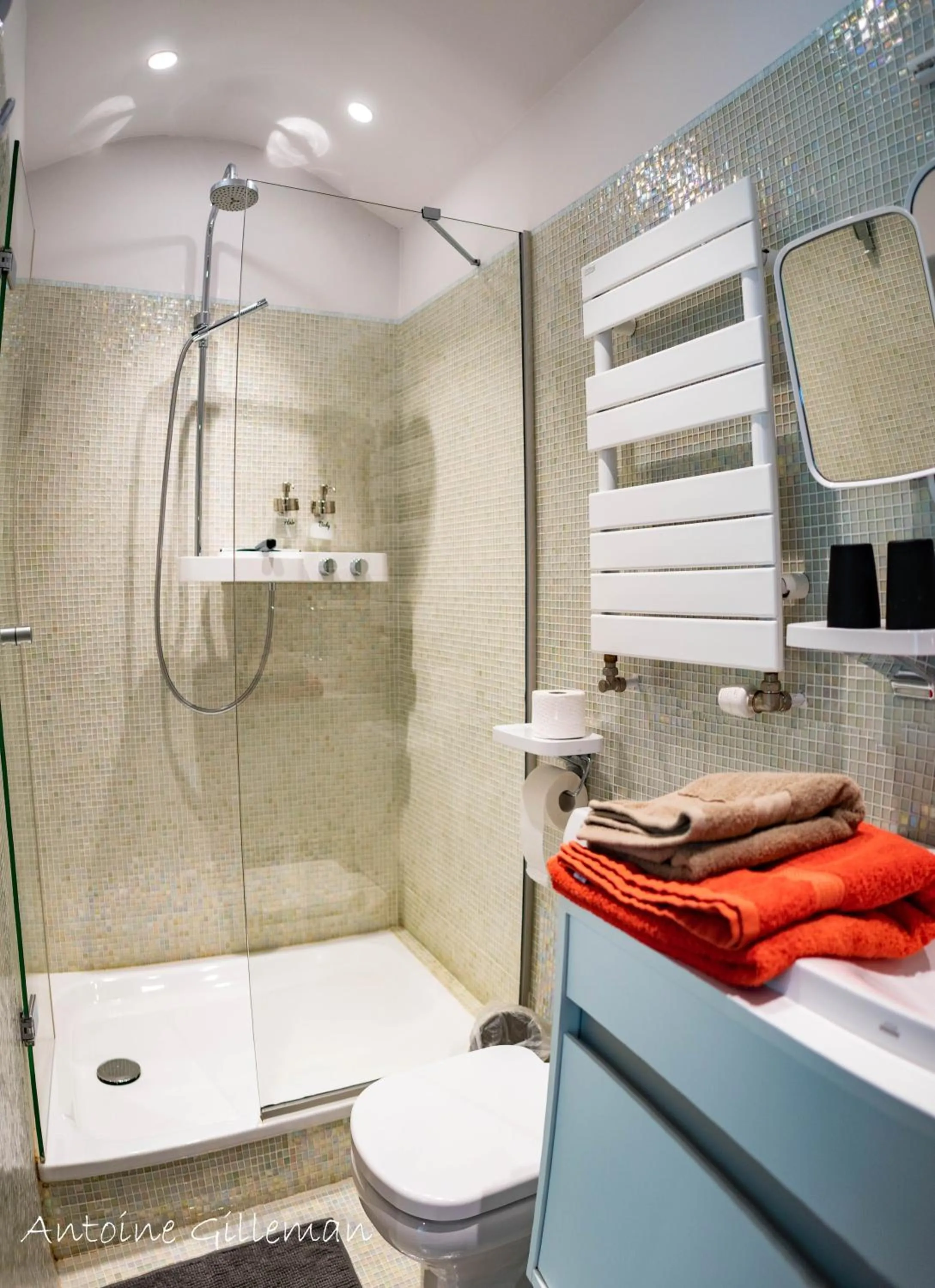 Shower in La Petite Bruyere De Renaix