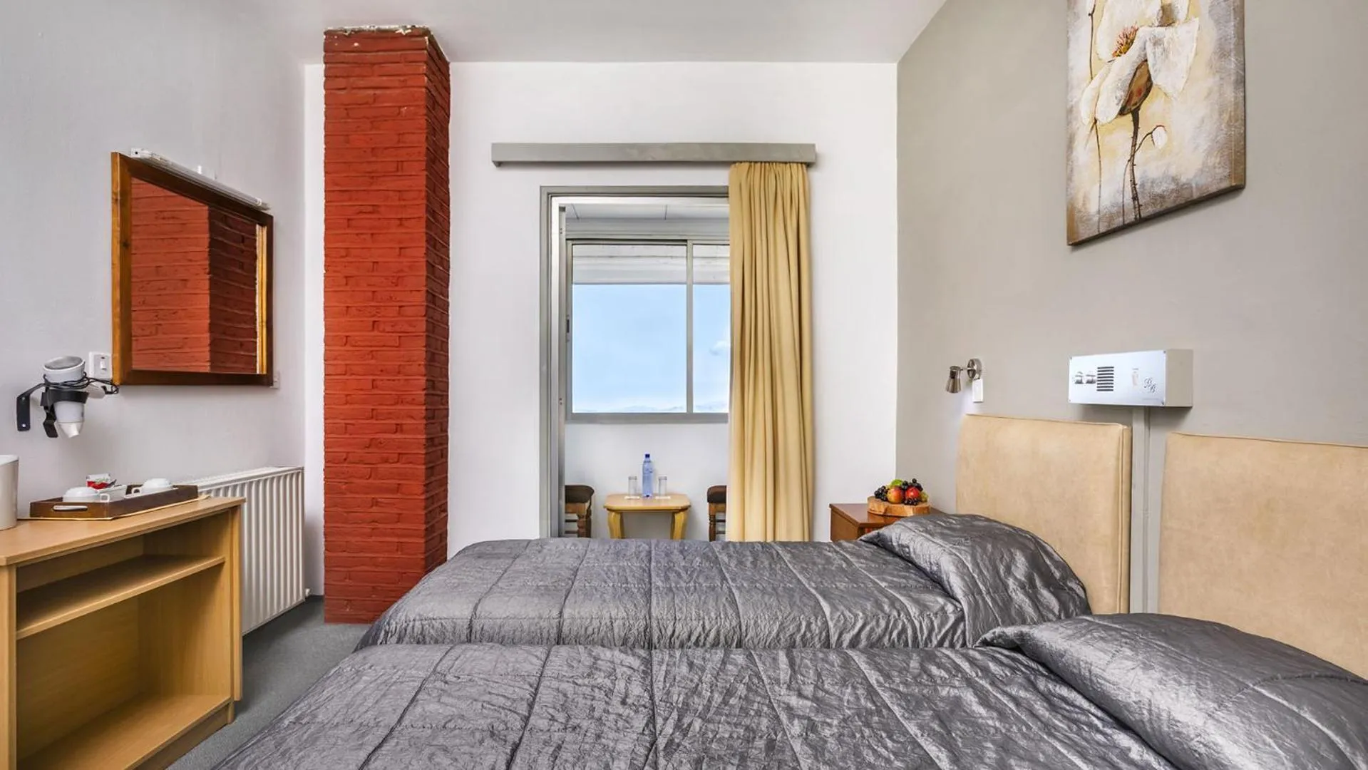 Bed in Troodos Hotel & Spa