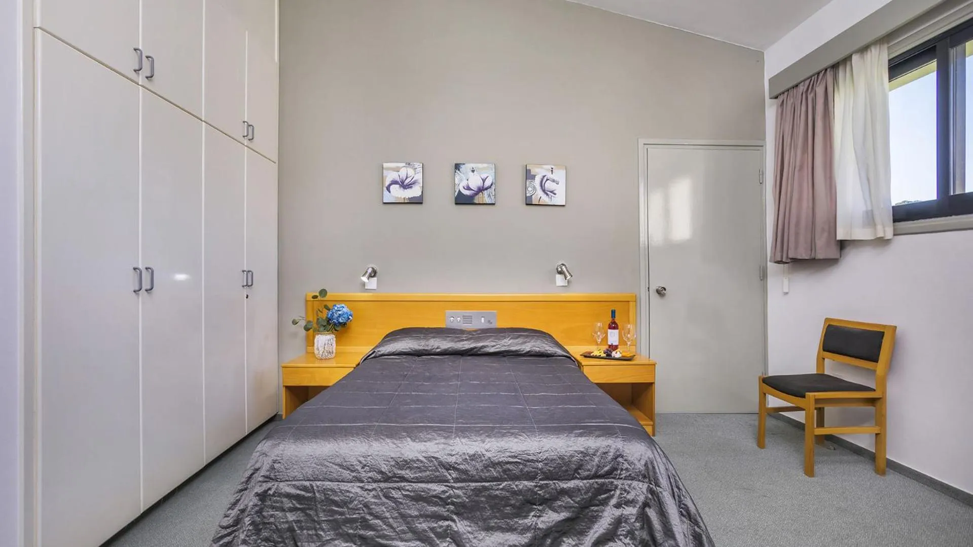 Bed in Troodos Hotel & Spa