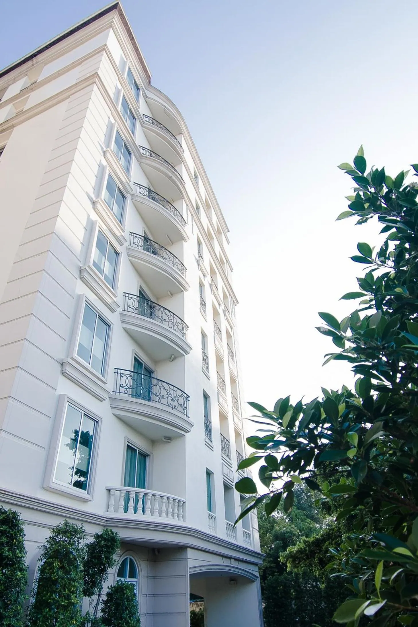 Property building in Romance Hotel Bangna