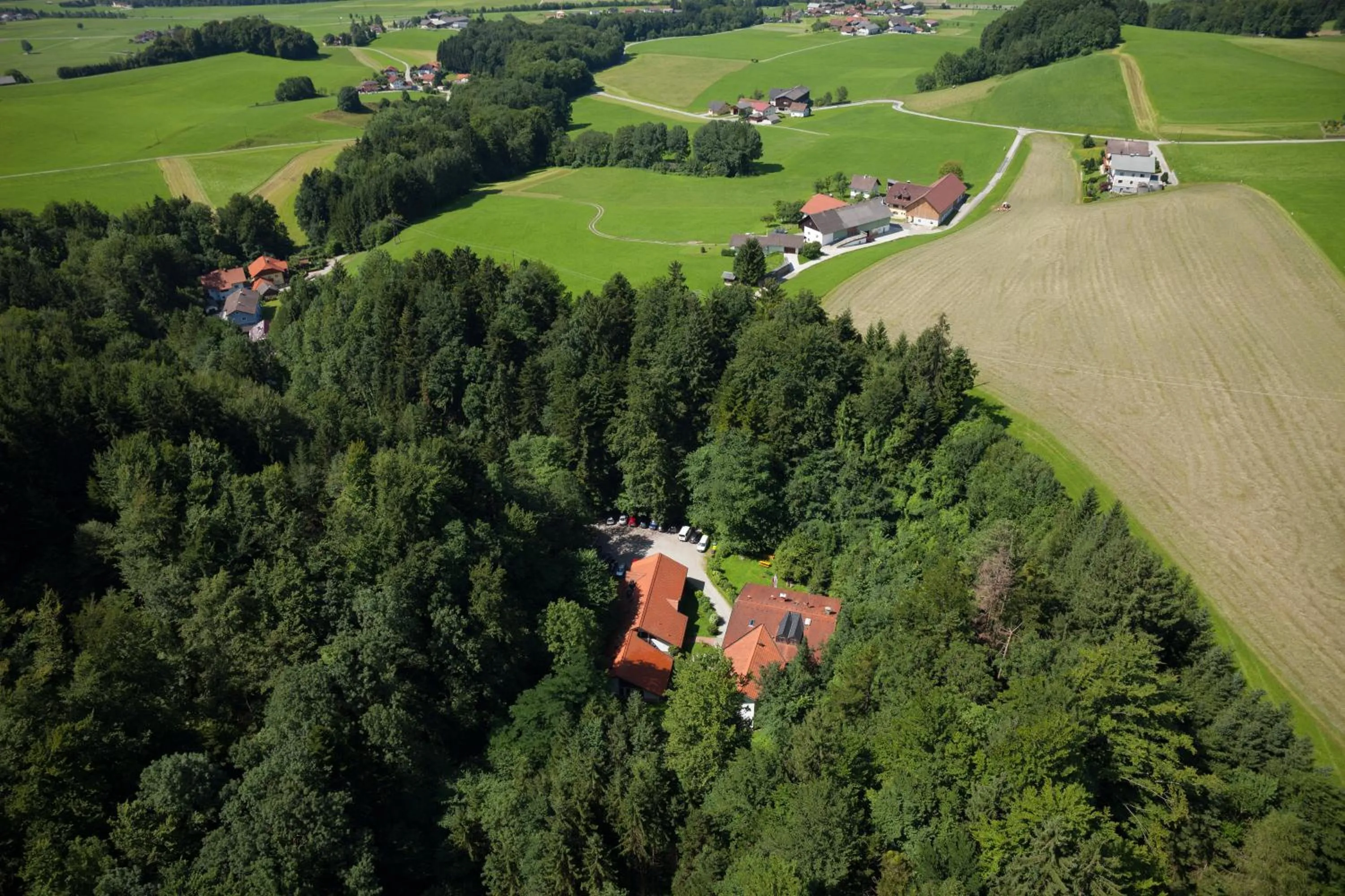 Bird's eye view in Naturidyll Hotel Hammerschmiede