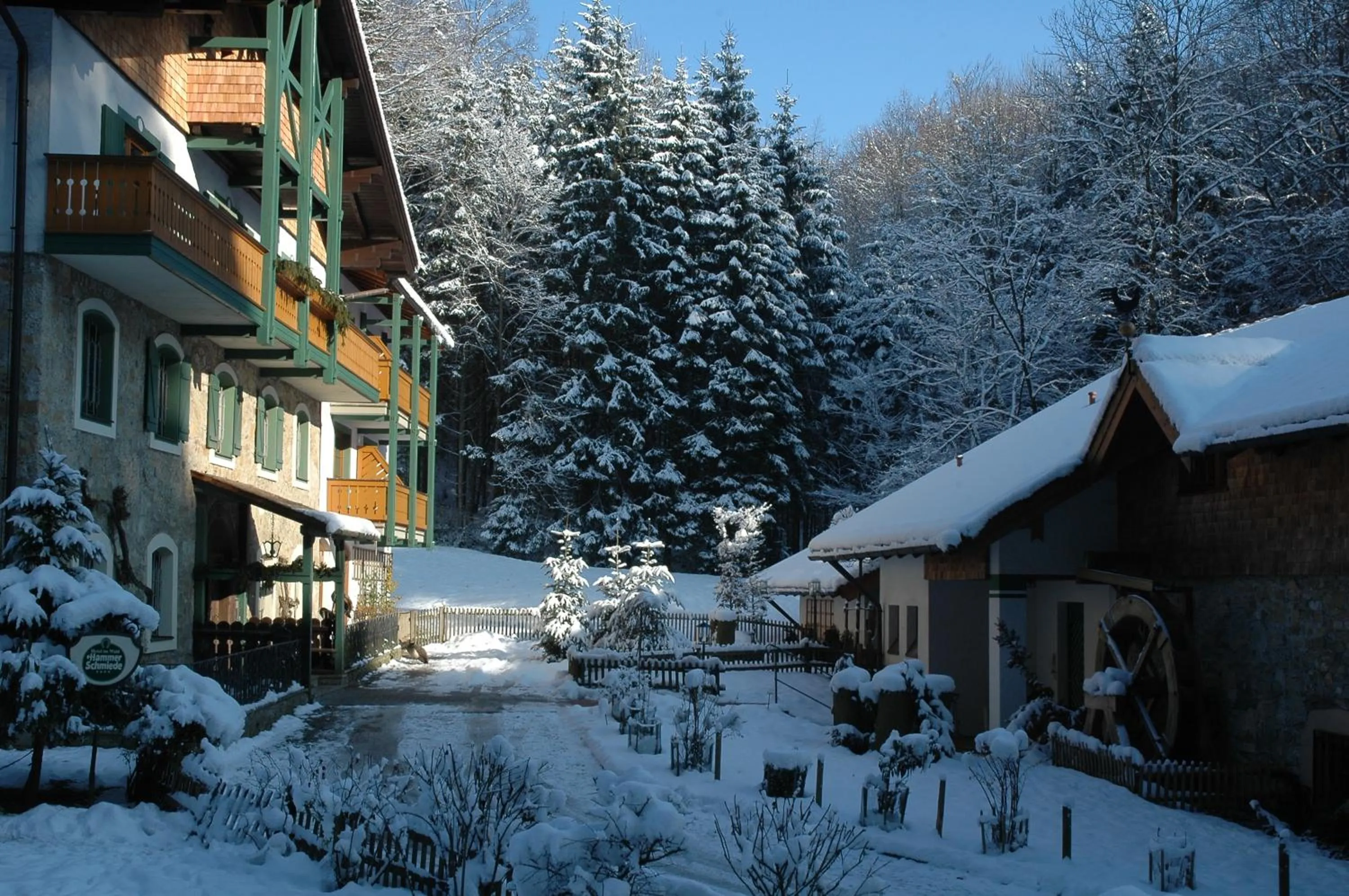 Property building in Naturidyll Hotel Hammerschmiede