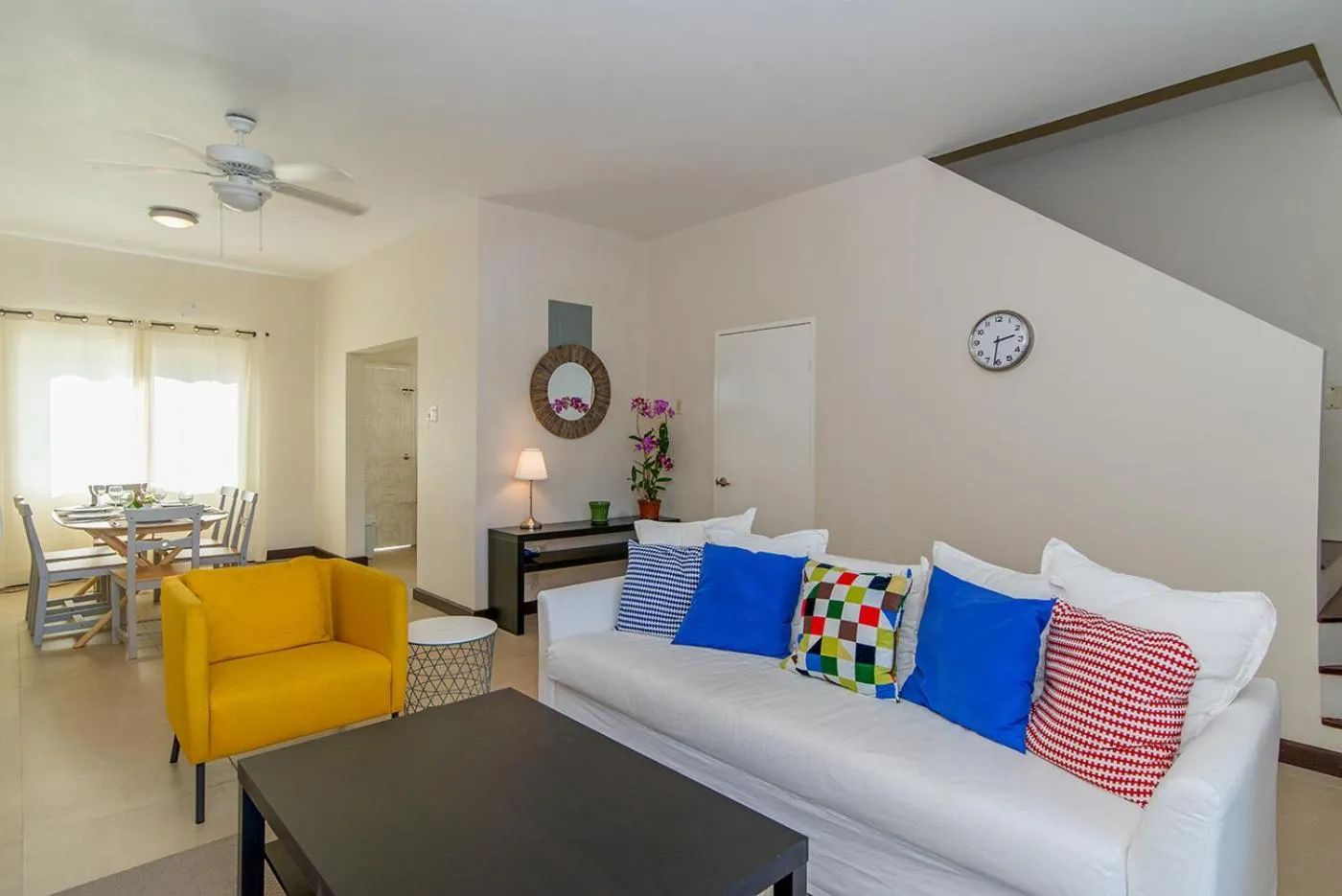 Living room in Family Complex beside Beach w/Pool Montego Bay #1