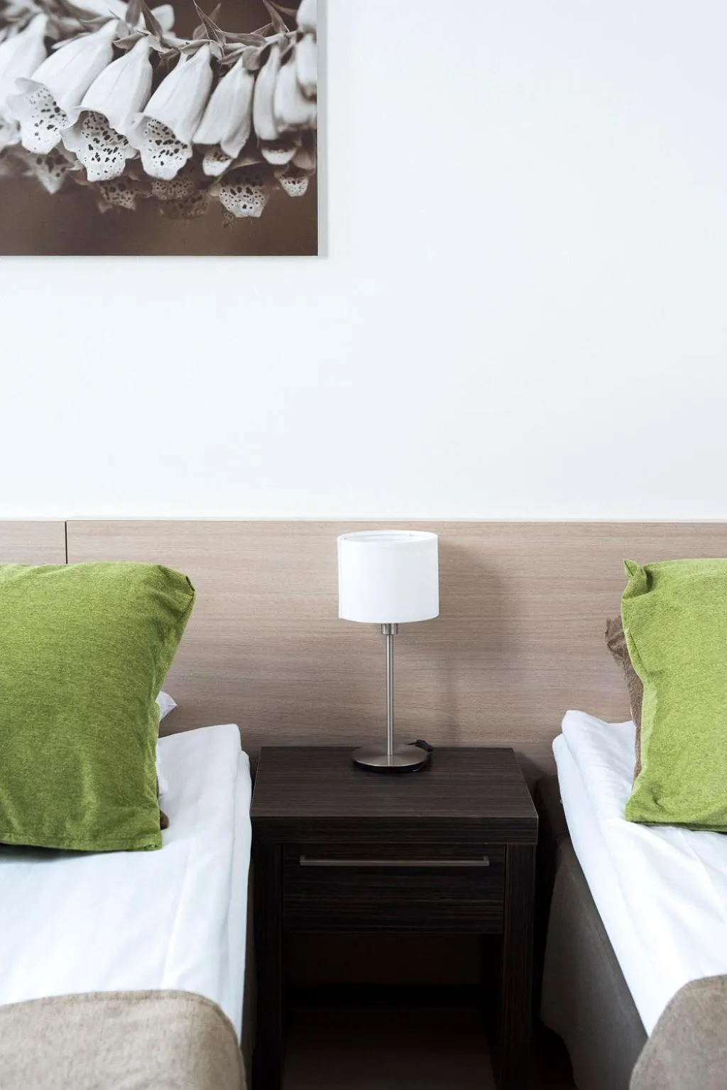 Bed in Norlandia Tampere Hotel