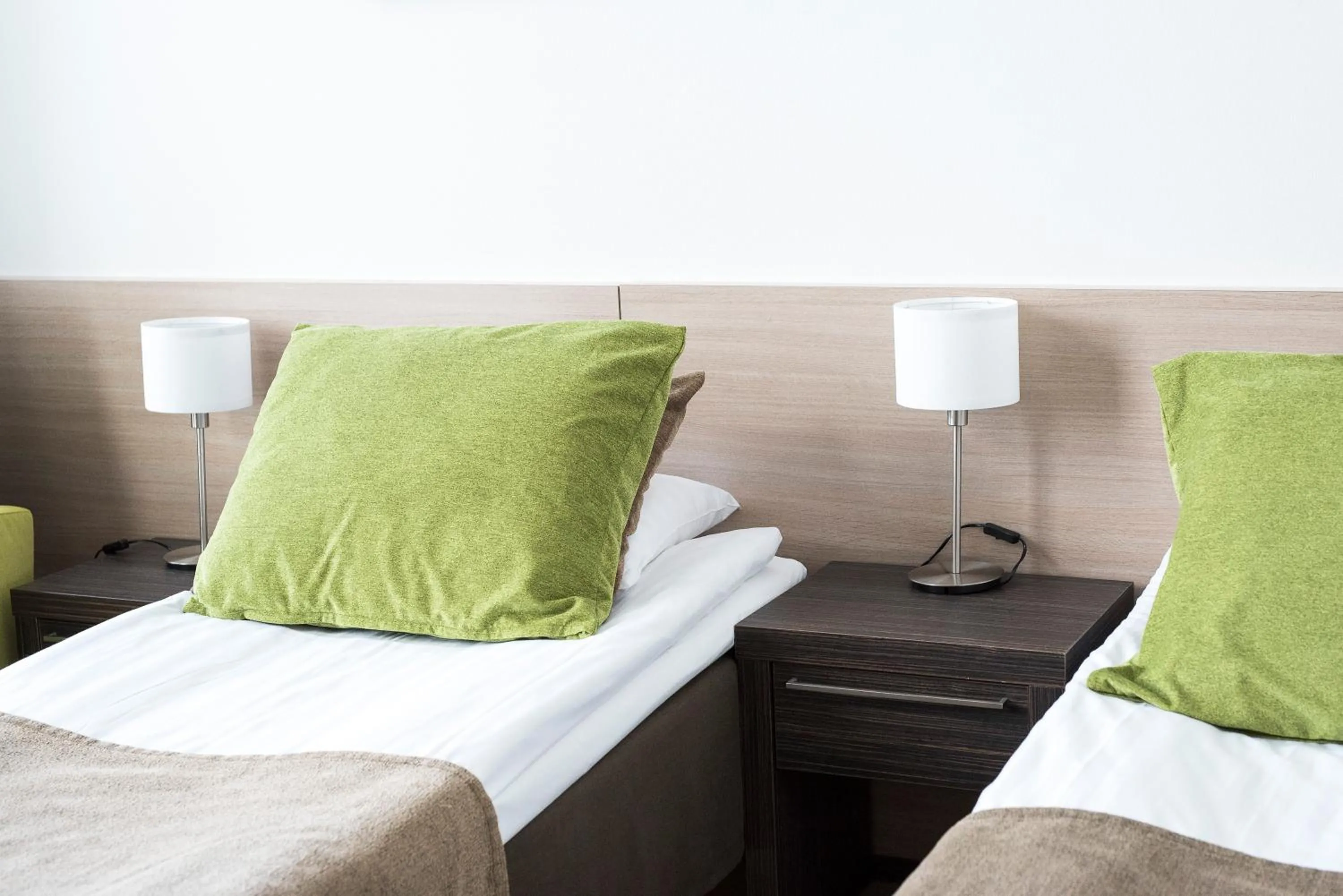 Bed in Norlandia Tampere Hotel