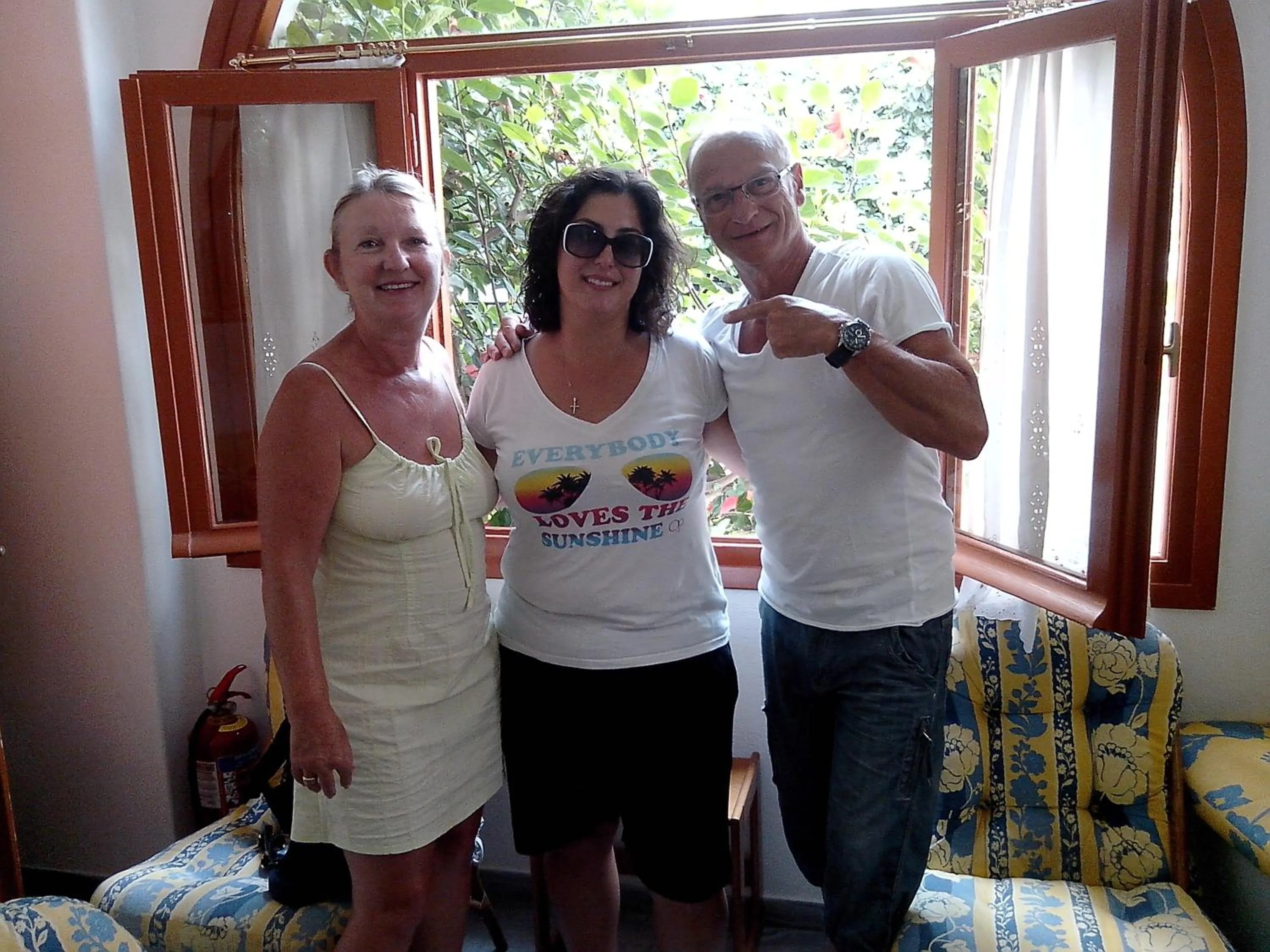 group of guests in Marisa Rooms