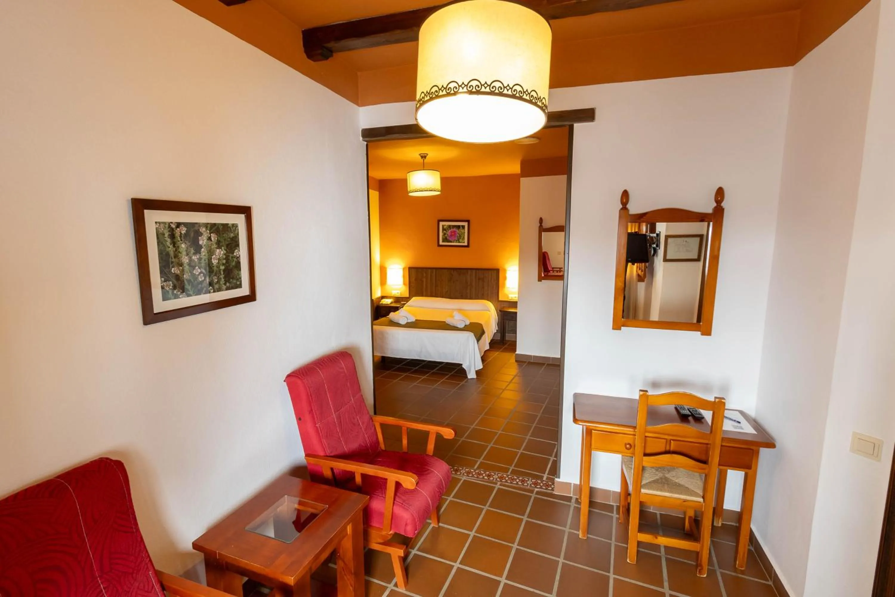 Bed in Hotel La Fragua I