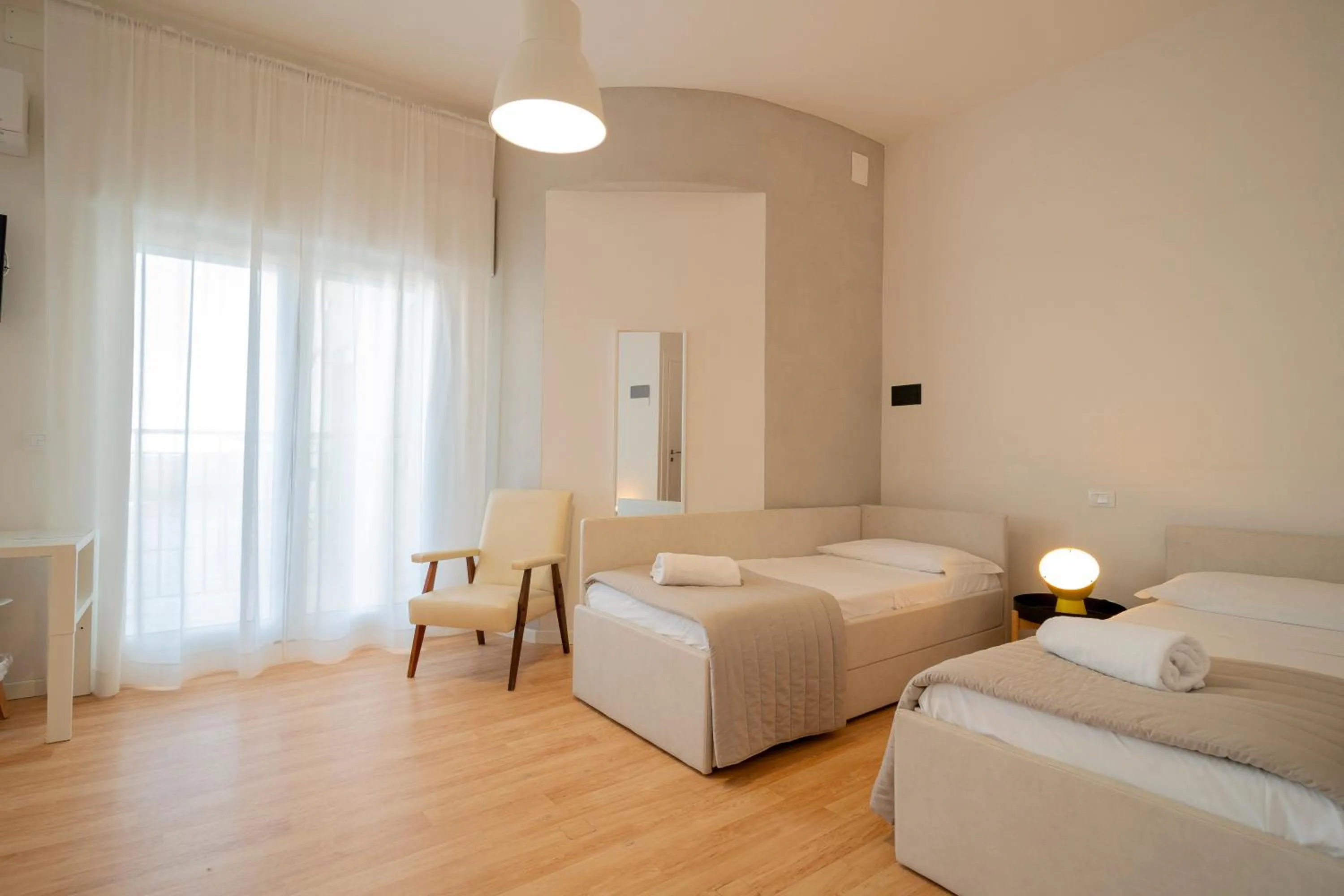 Bed in Hotel Concordia