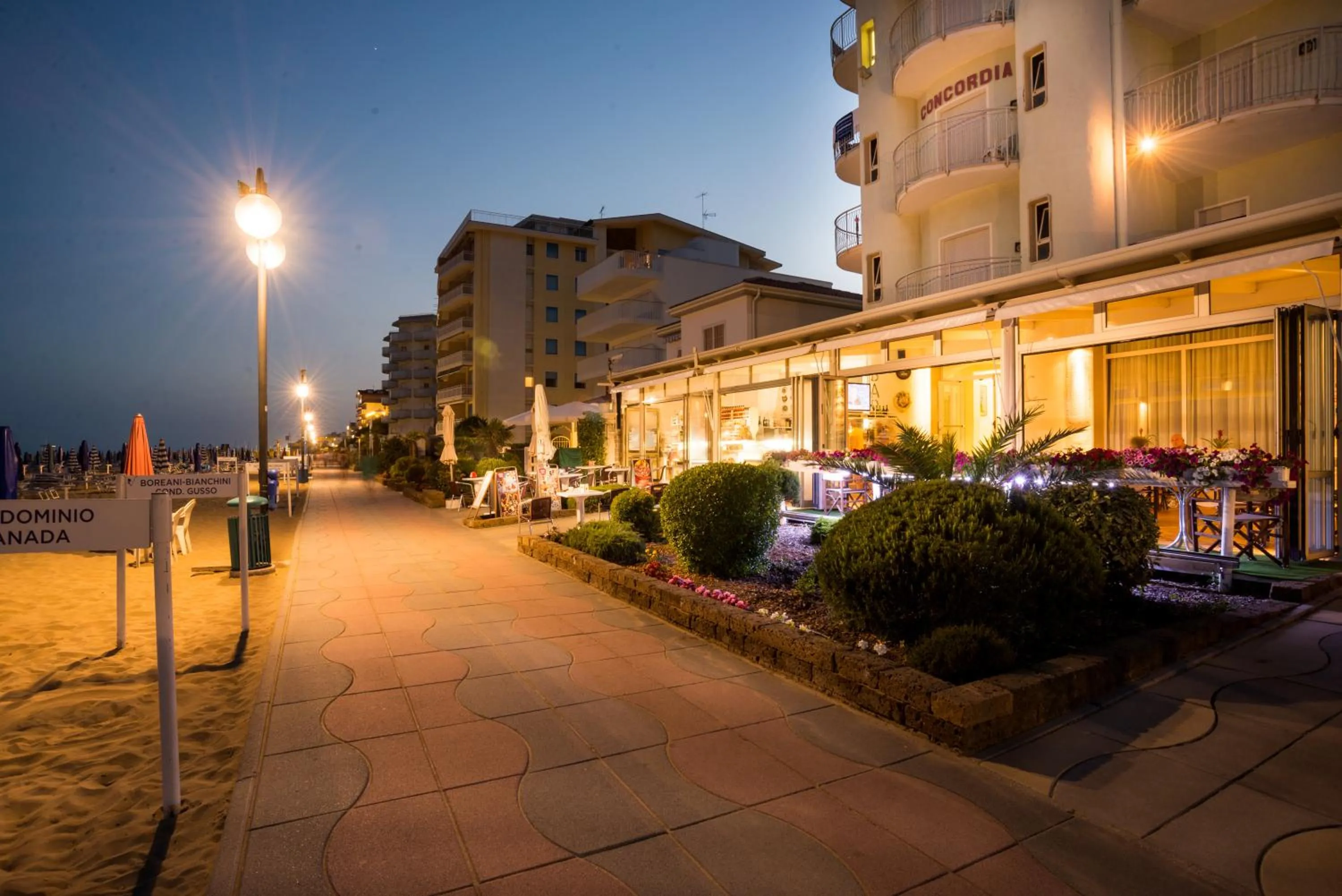 Property building in Hotel Concordia