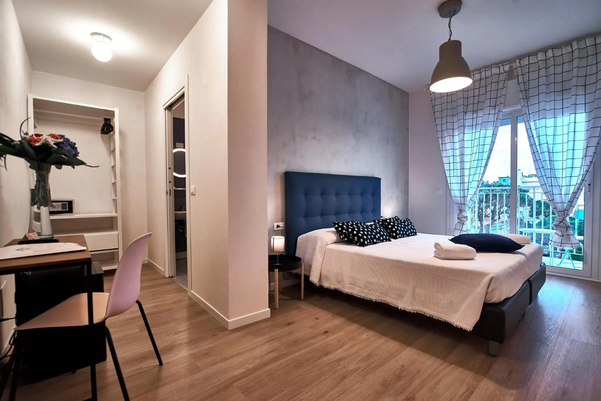 Bed in Hotel Concordia