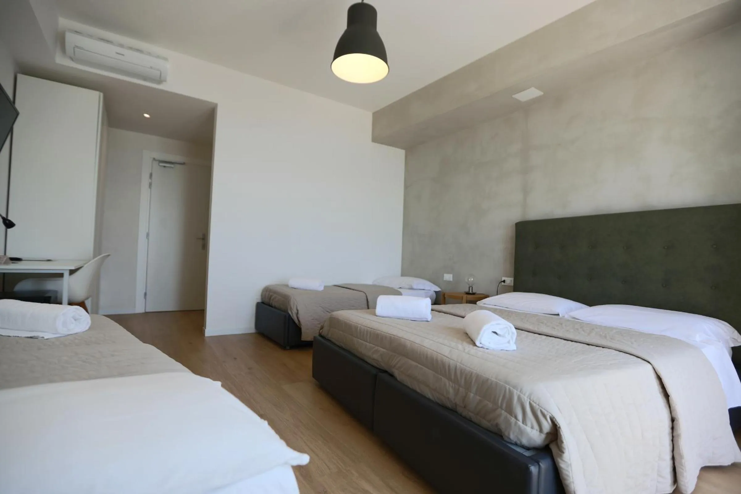 Bed in Hotel Concordia