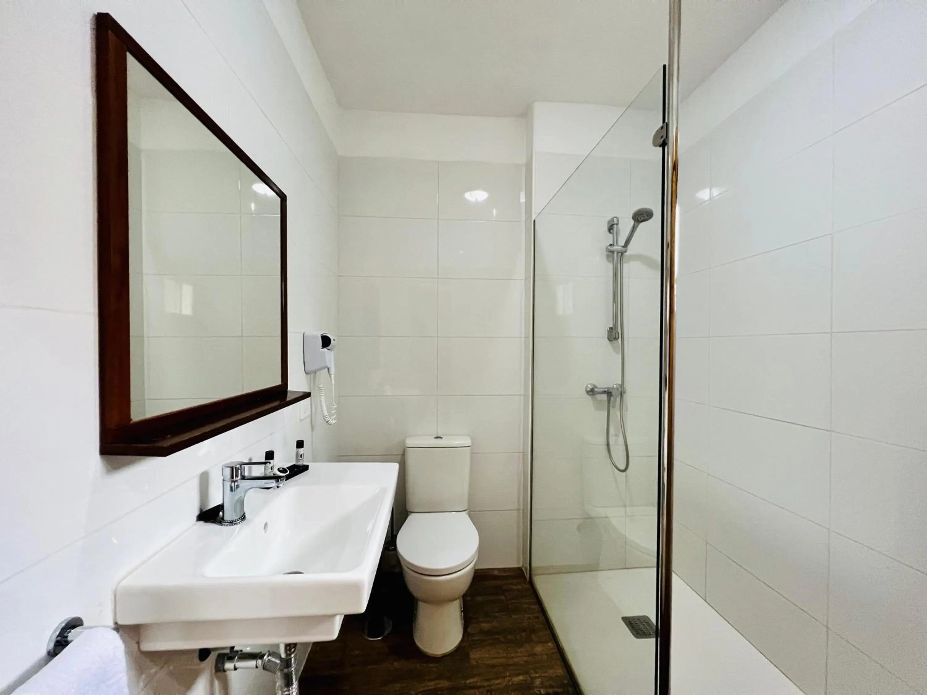 Shower in Apartamentos Frontera