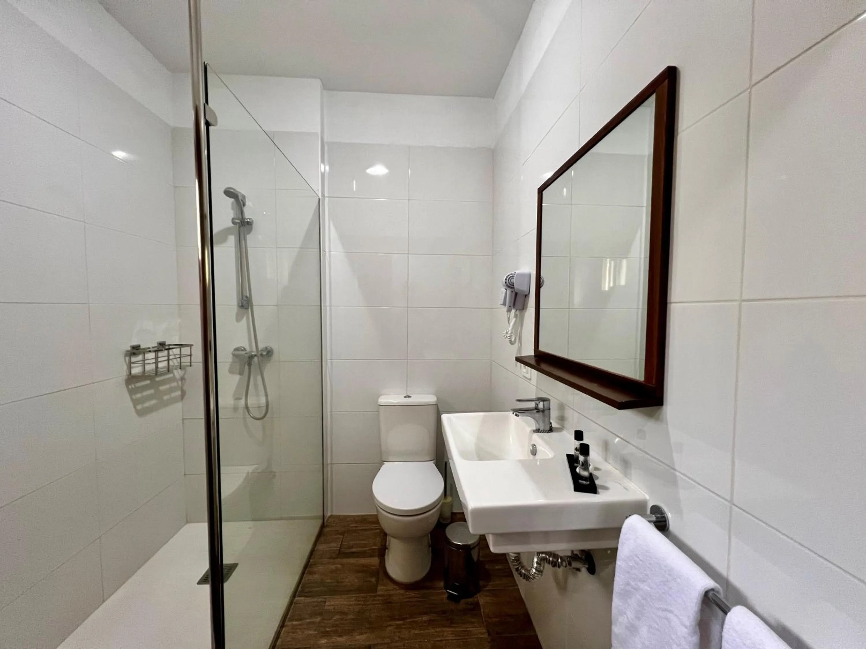Shower in Apartamentos Frontera