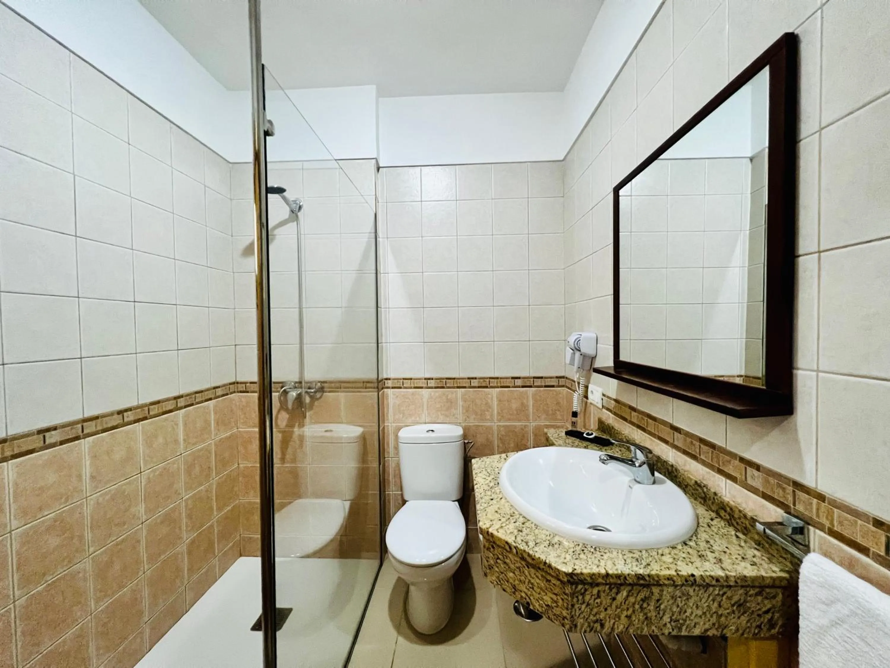 Shower in Apartamentos Frontera