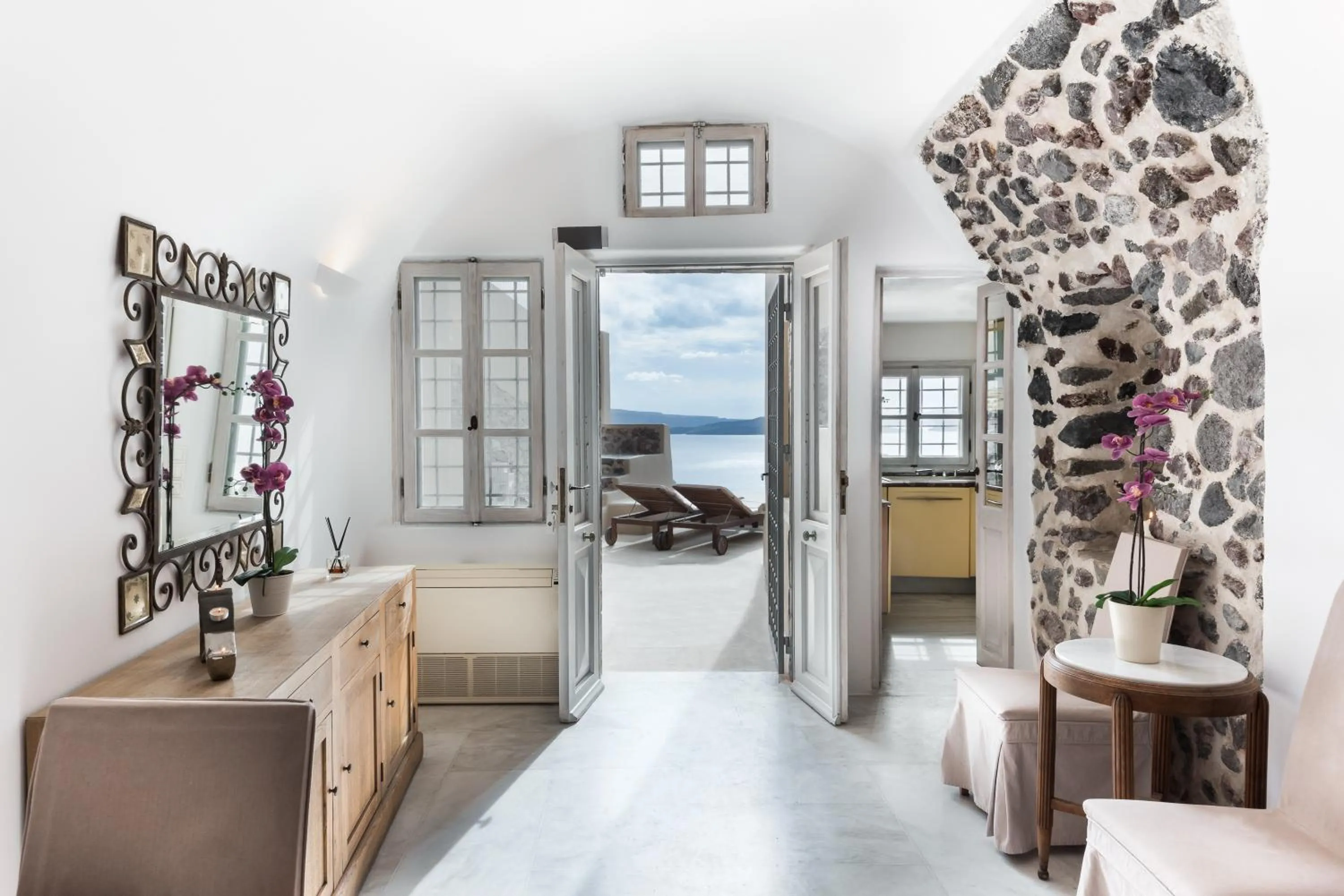 Living room in Armeni Luxury Villas