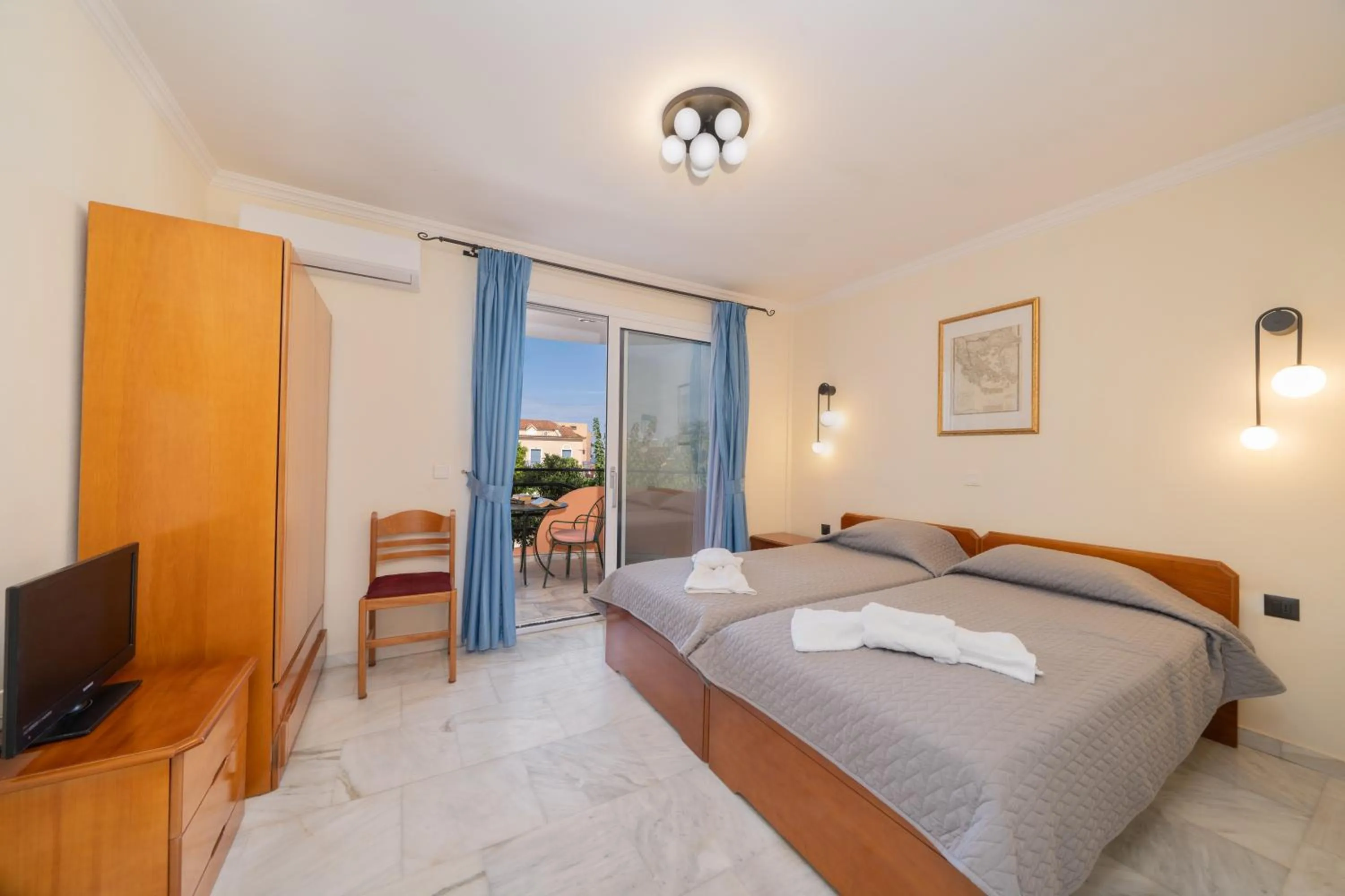 Bed in Odysseus Palace