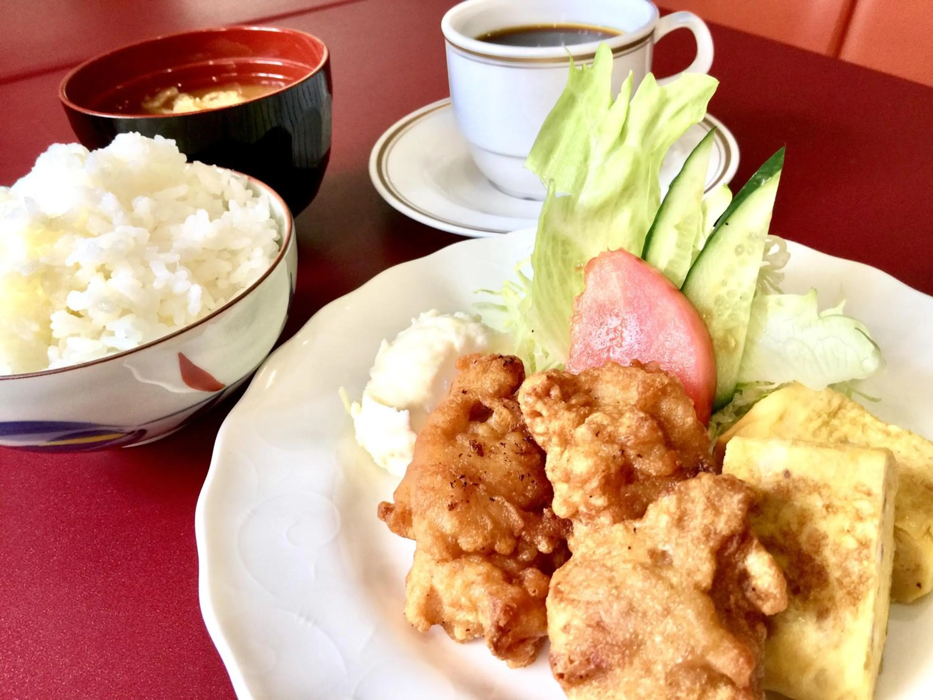 Dinner in Green Hill Hotel Tennoji Ekimae