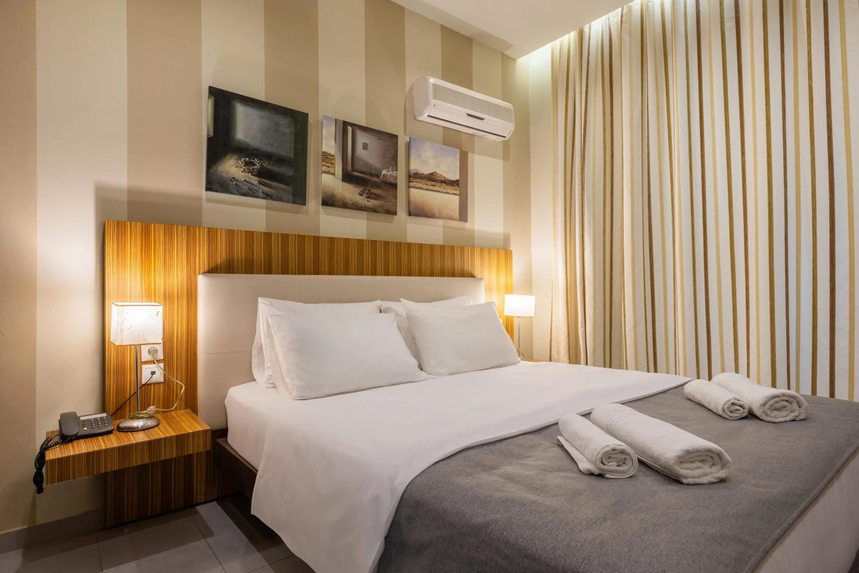 Bed in Agrilia Hotel Adults Only