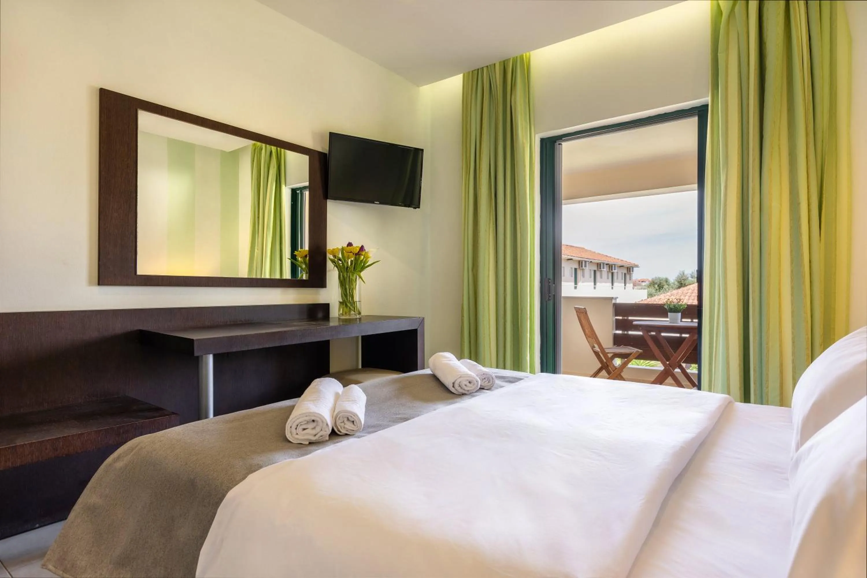 Bed in Agrilia Hotel Adults Only