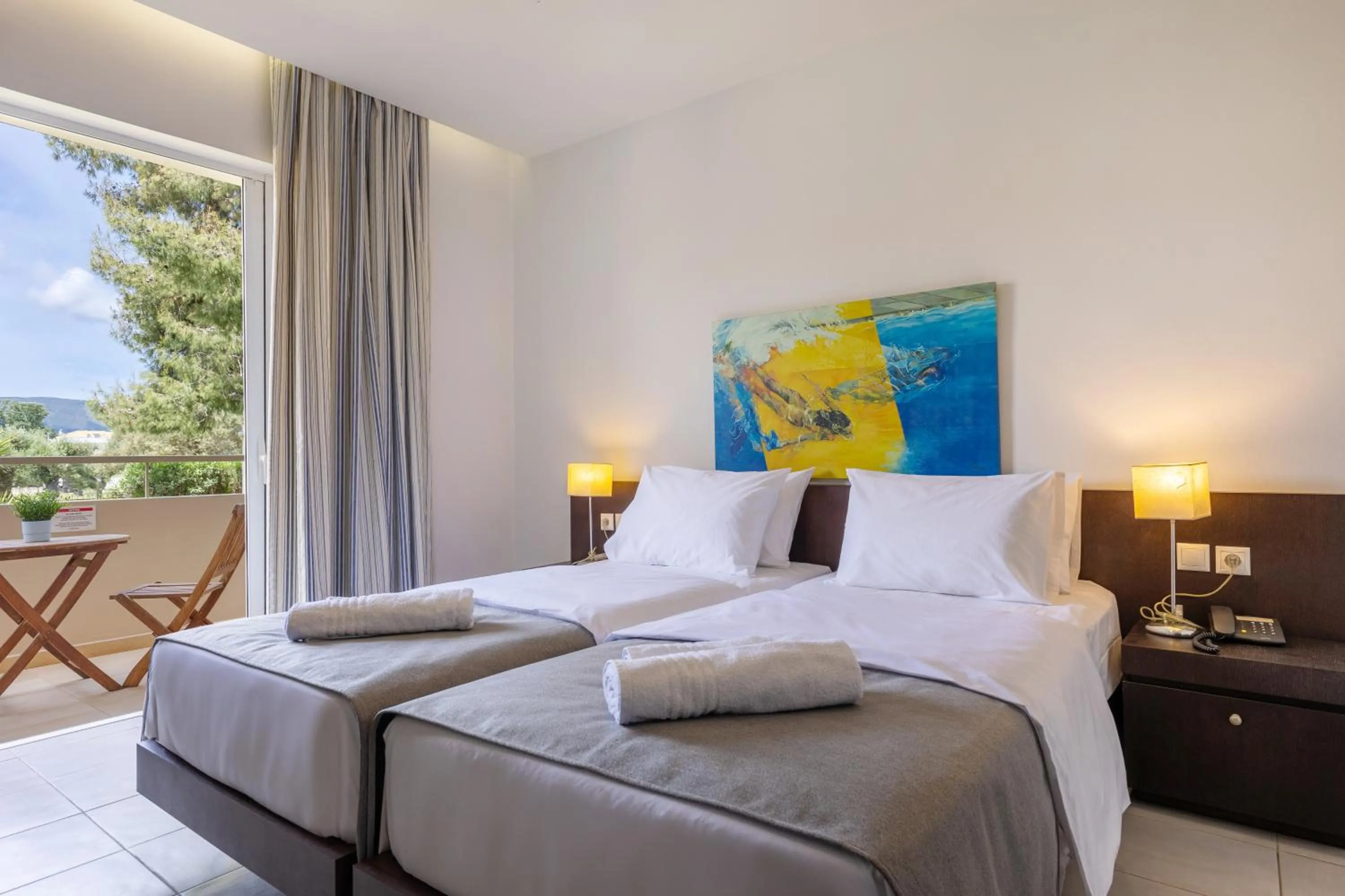 Bed in Agrilia Hotel Adults Only