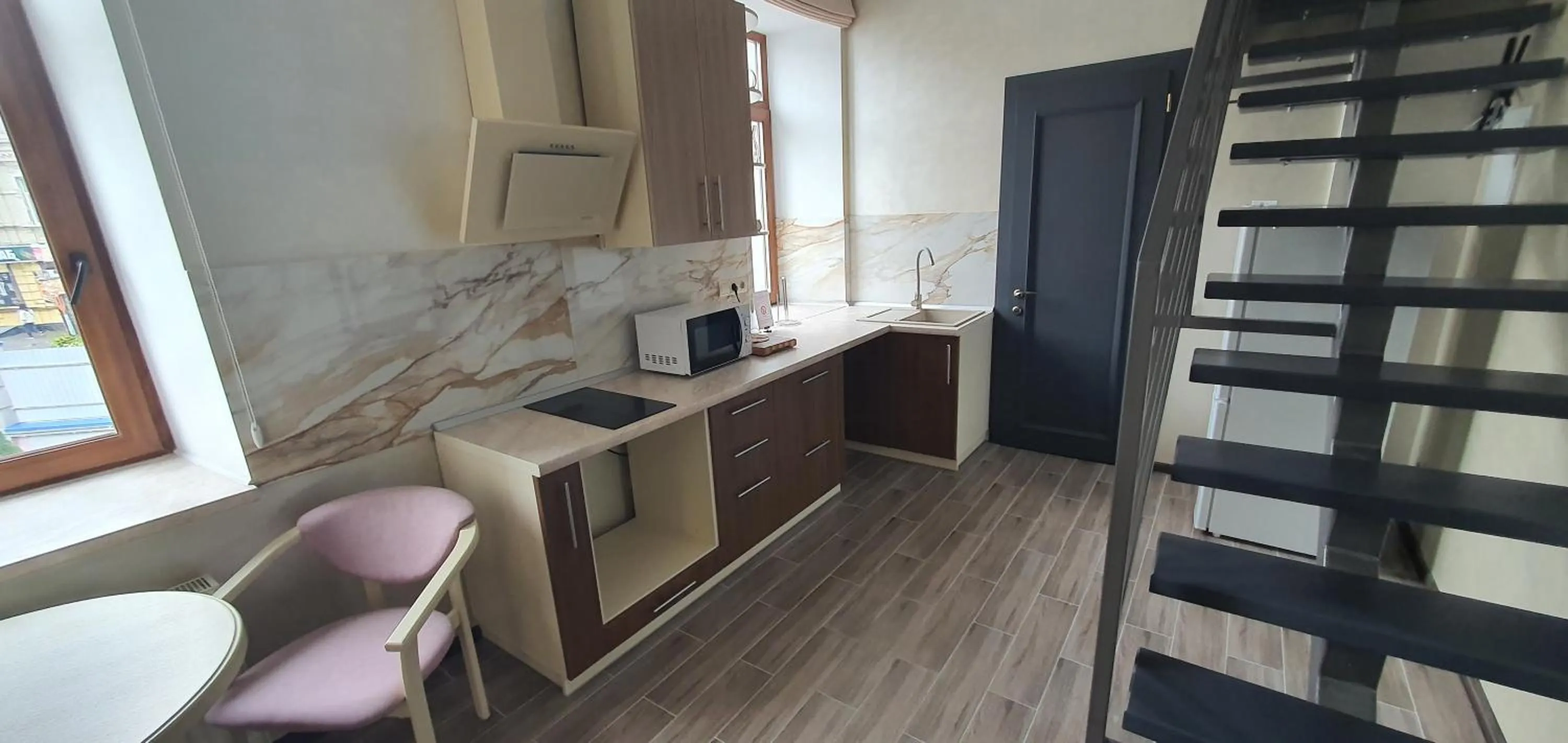 Kitchen or kitchenette in Centralnyi hotel